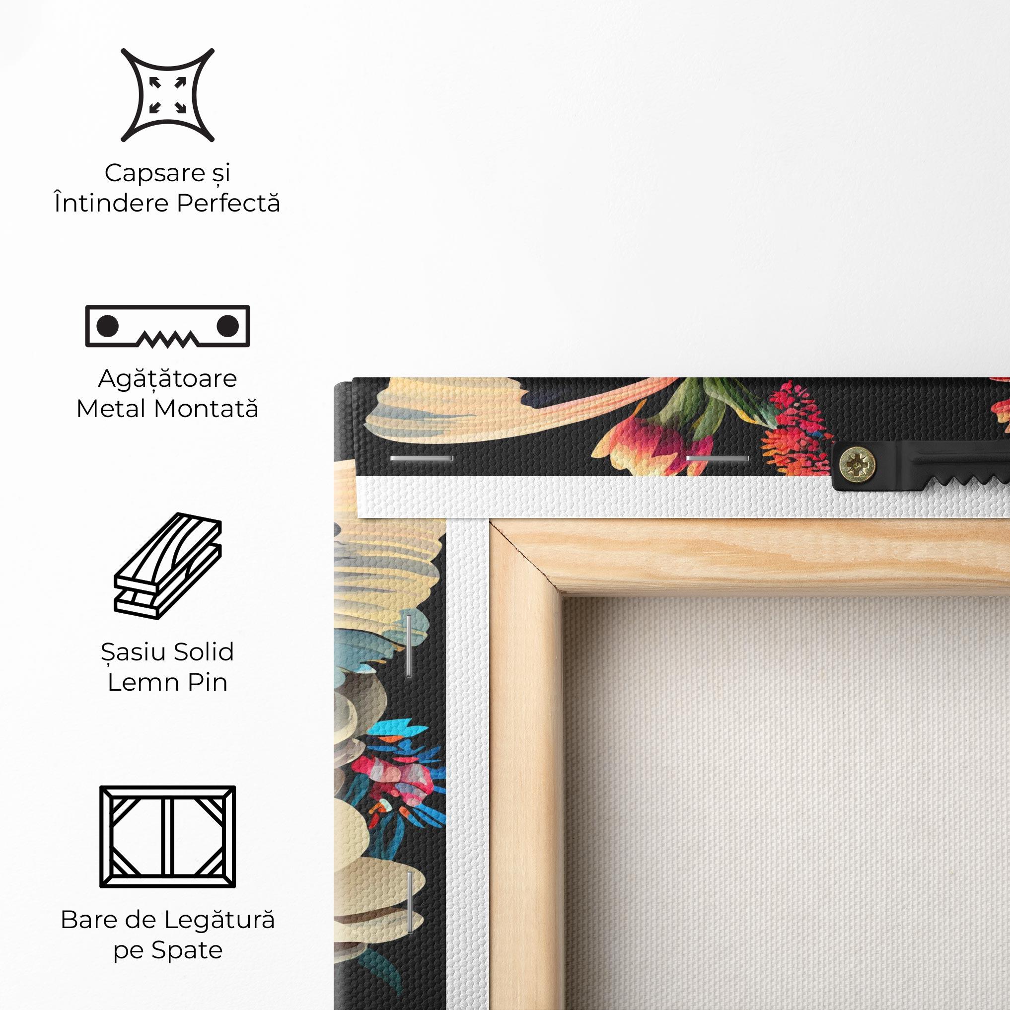 Tablou Canvas Colorful Butterfly mockup 5