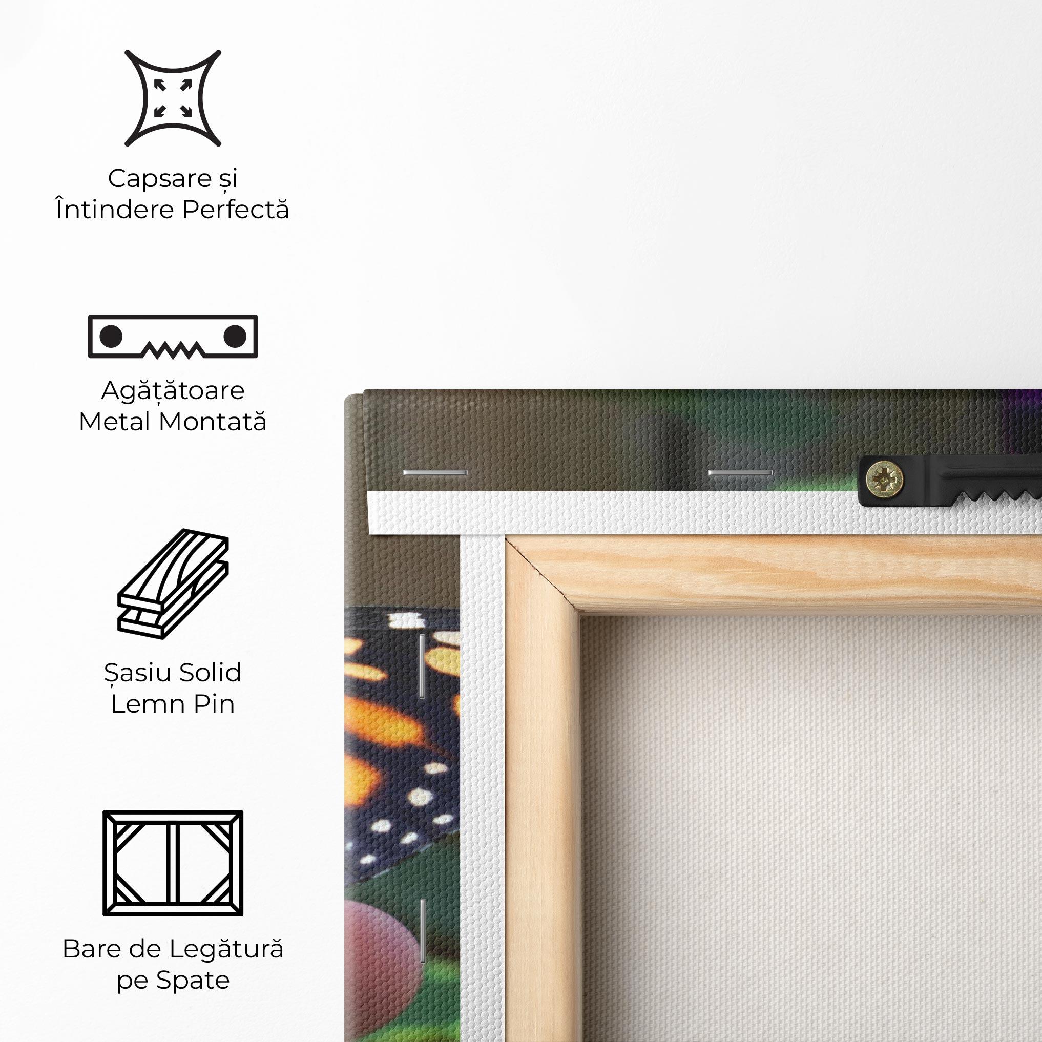 Tablou Canvas Open Orange Butterfly mockup 5