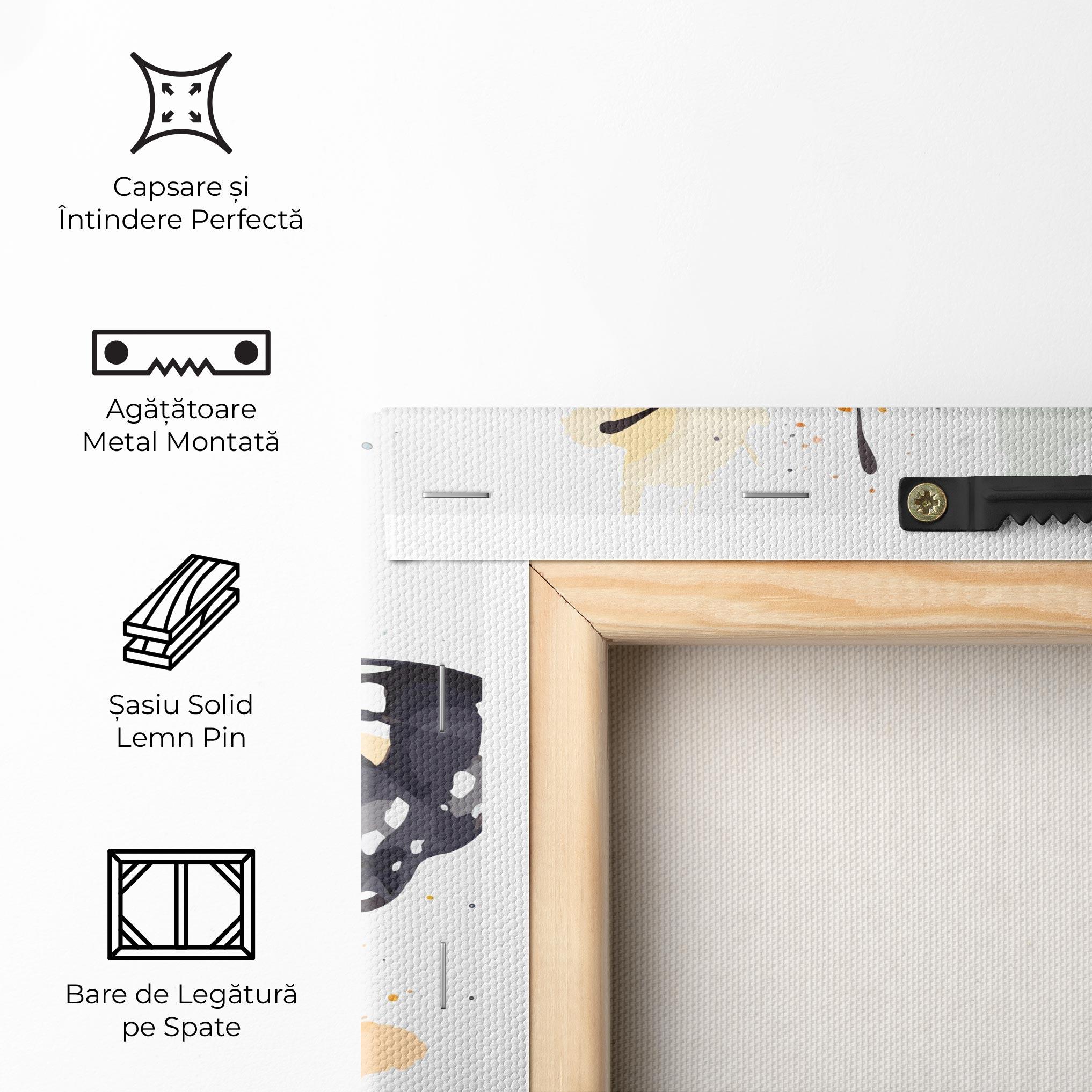 Tablou Canvas Orange Butterfly mockup 5