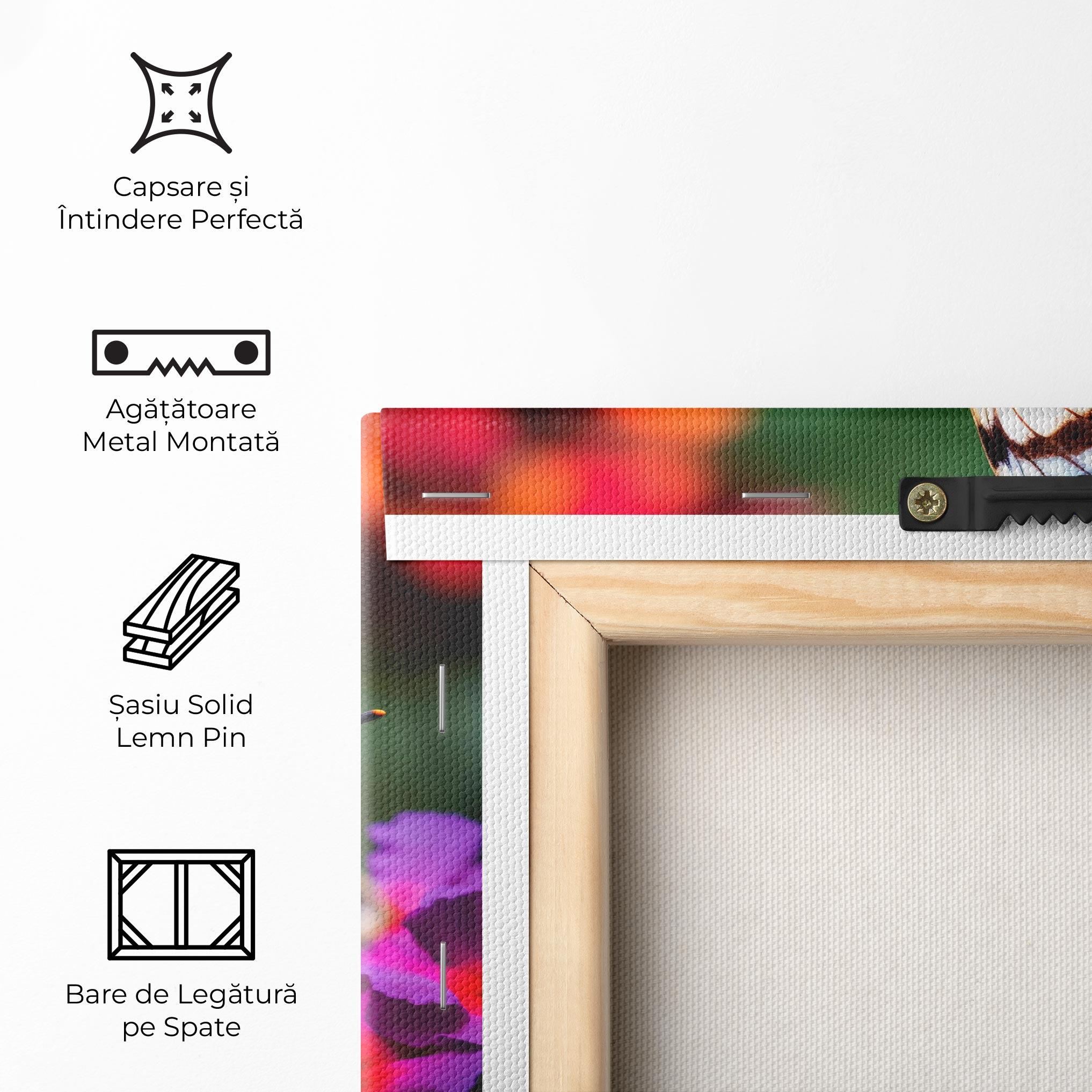 Tablou Canvas Red Blue Butterfly mockup 5