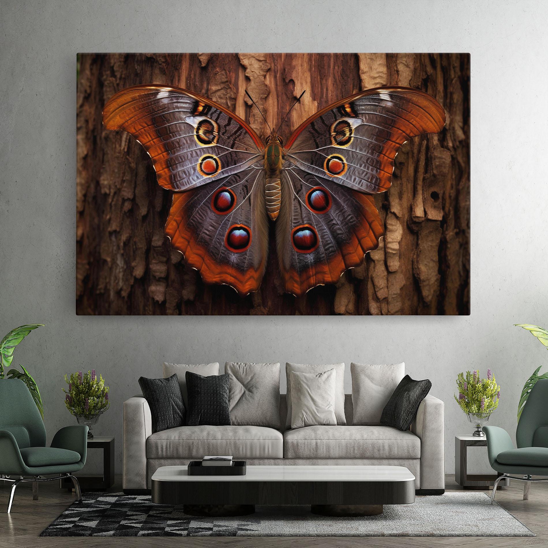 Tablou Canvas Brown Eyes Butterfly mockup 7