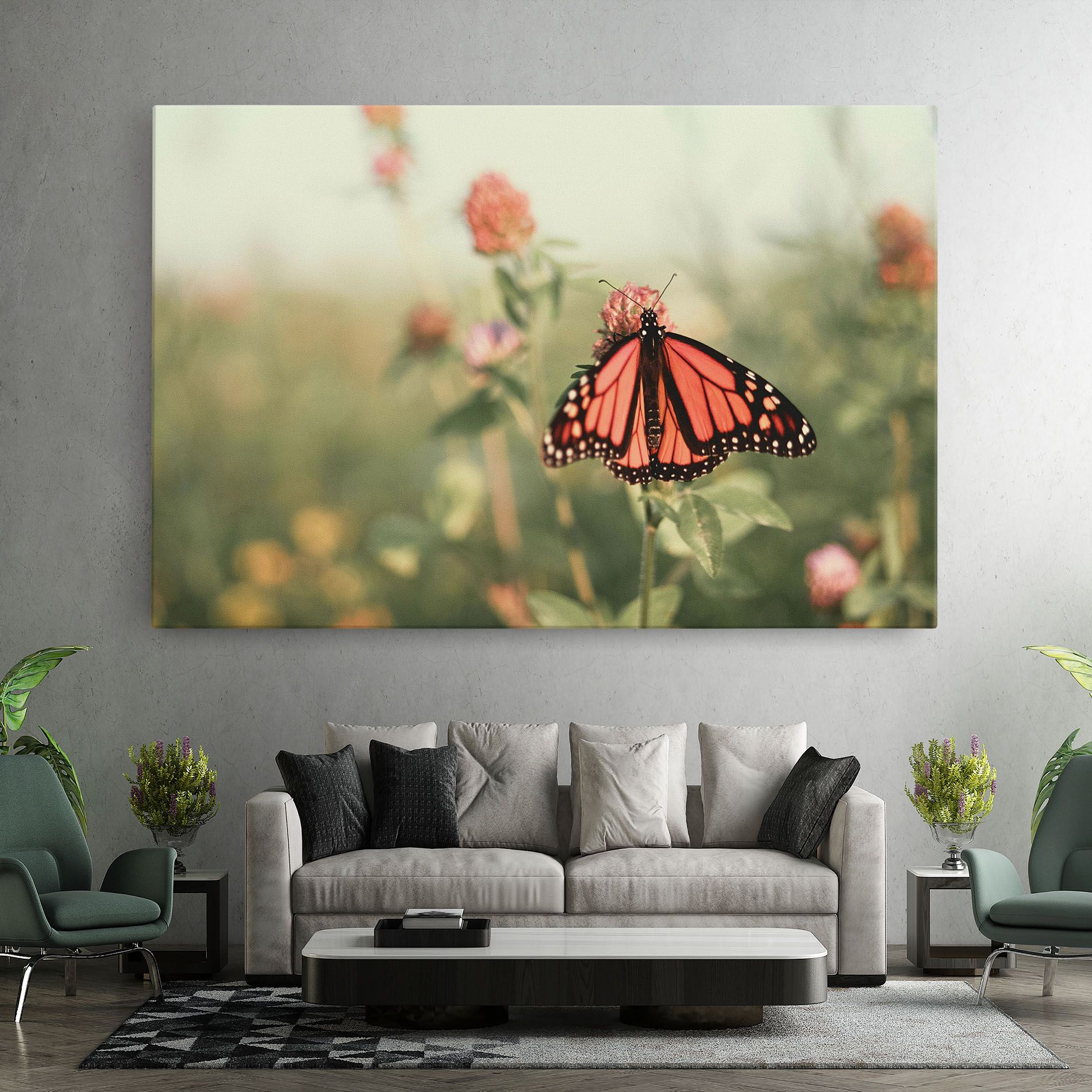 Light Red Butterfly mockup 7