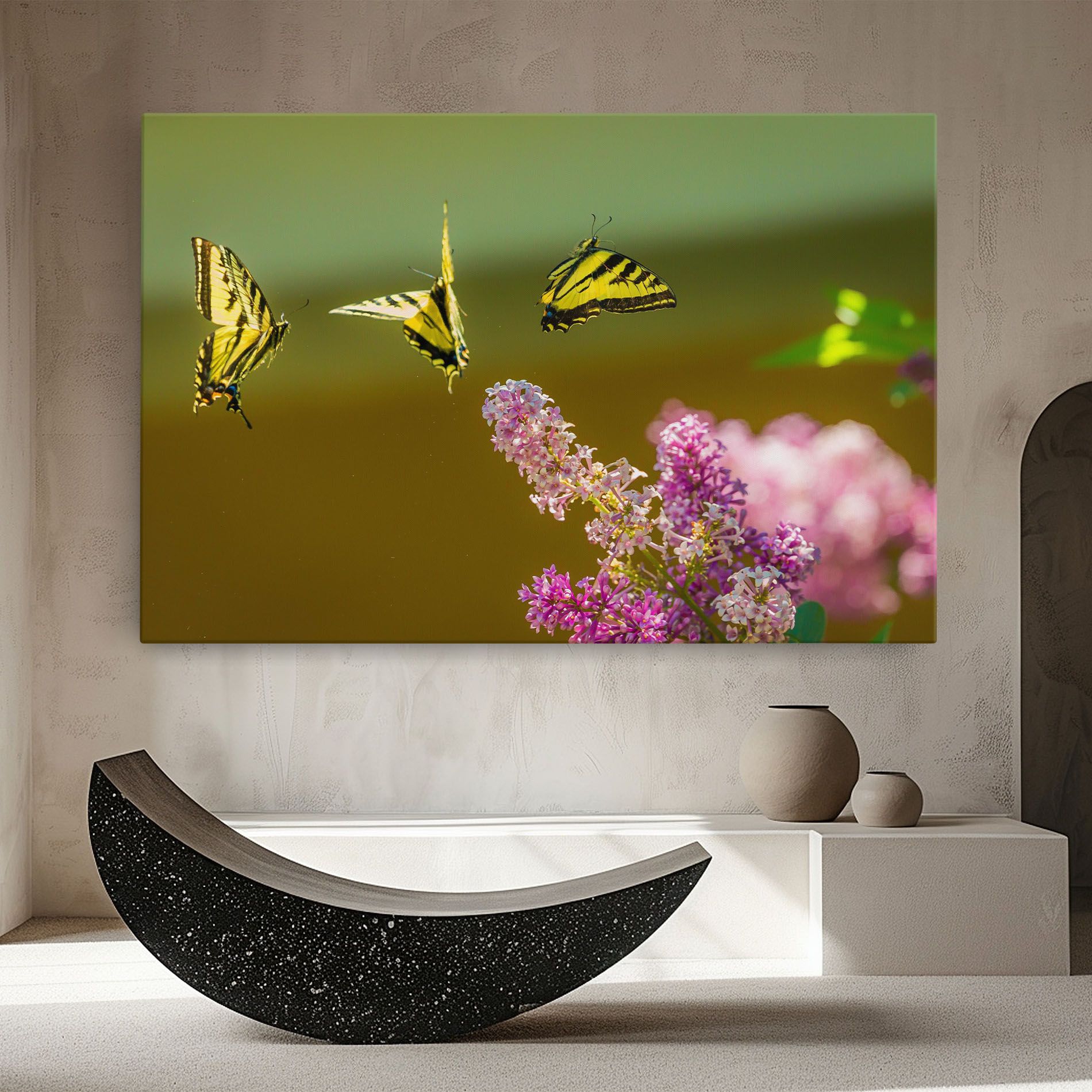 3 Yellow Butterflies mockup 8