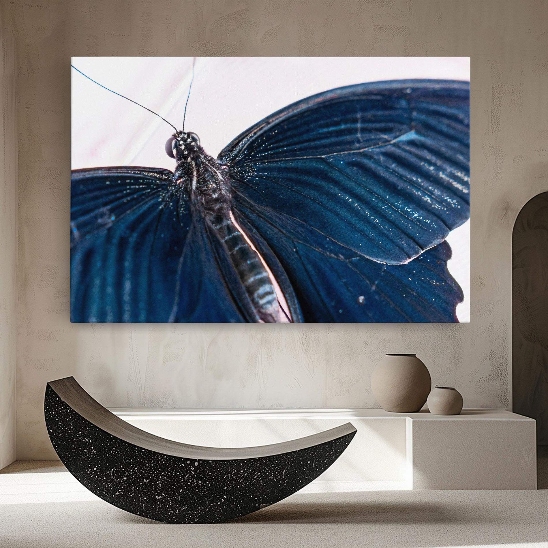 Tablou Canvas Blue Butterfly mockup 8