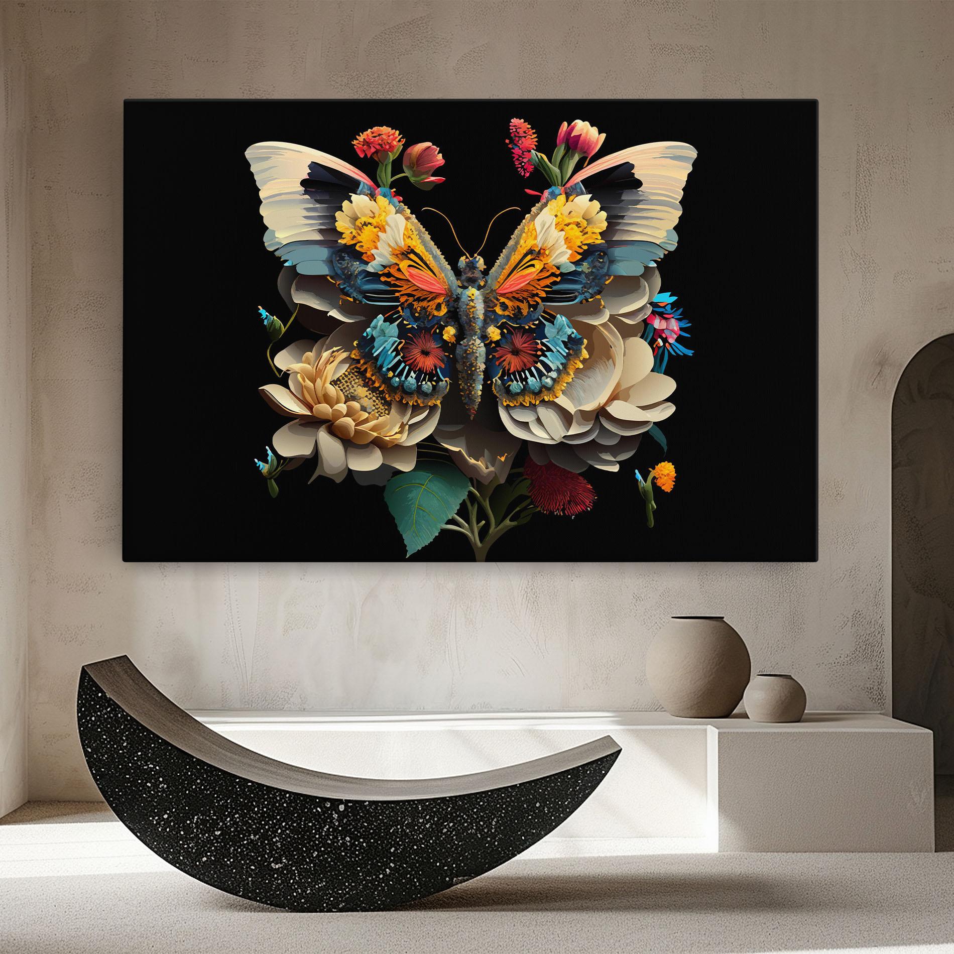 Tablou Canvas Colorful Butterfly mockup 8