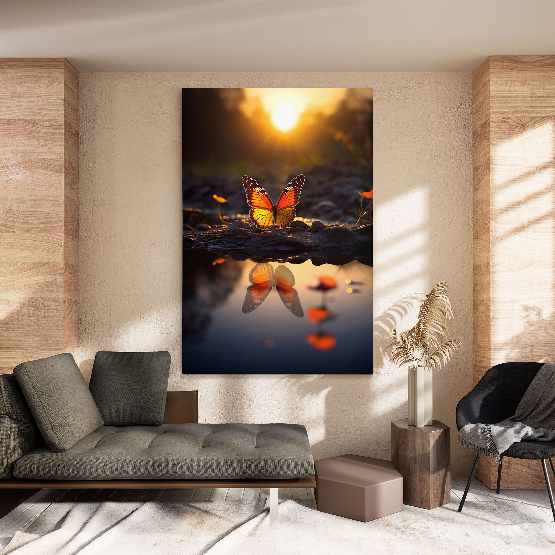 Sun Water Butterfly mockup 8