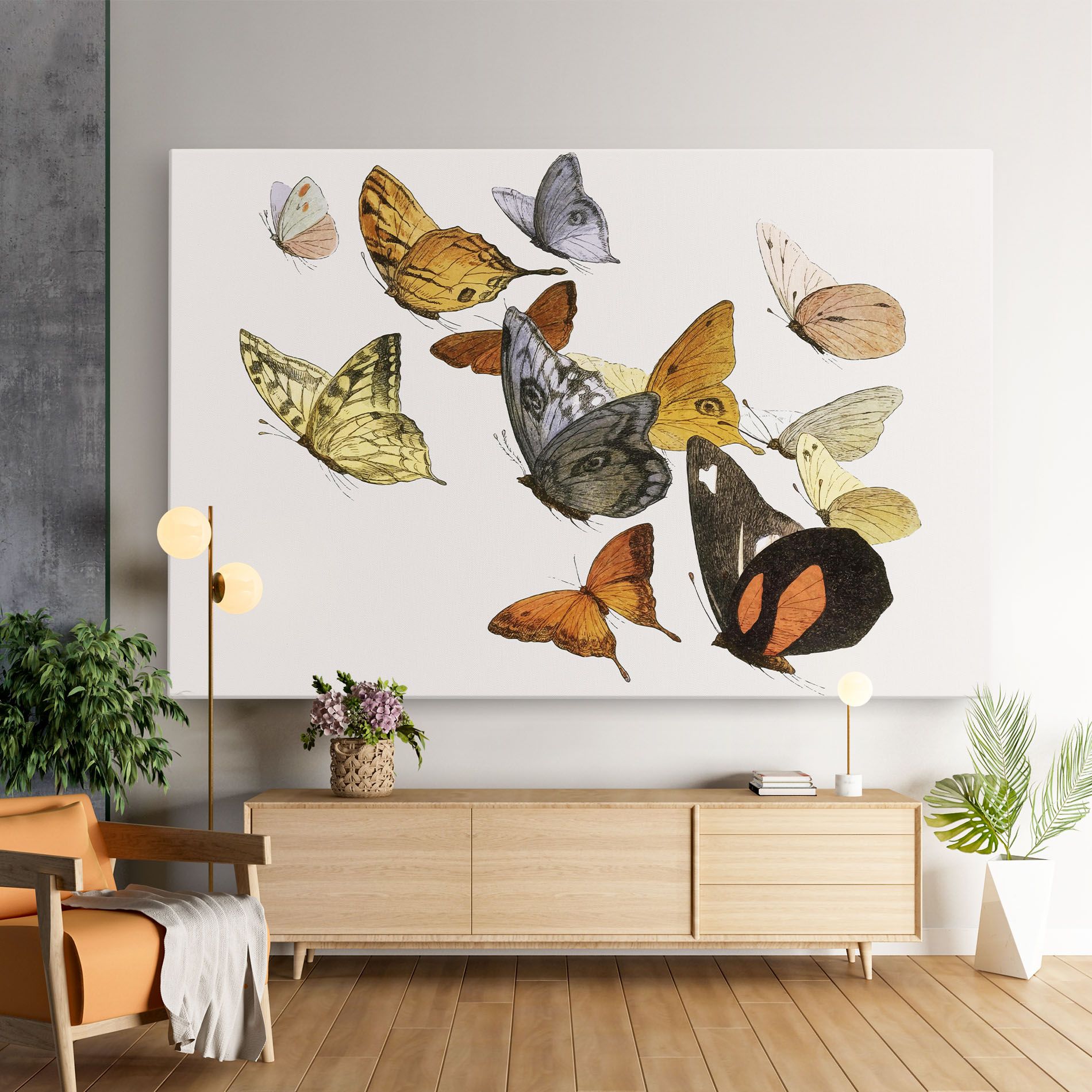 Butterfly Floating mockup 9