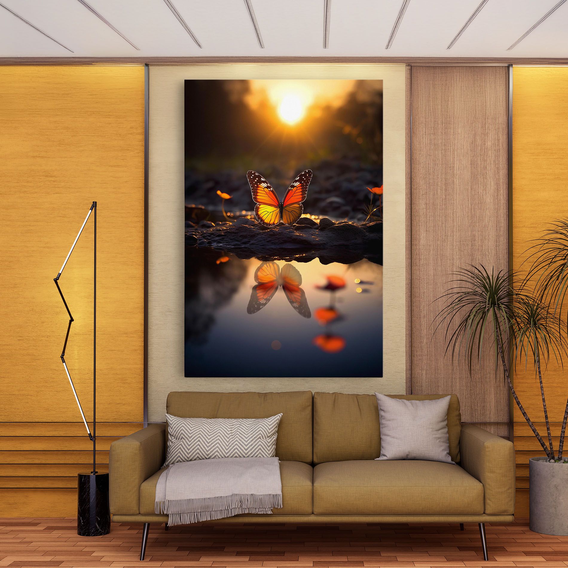 Sun Water Butterfly mockup 9