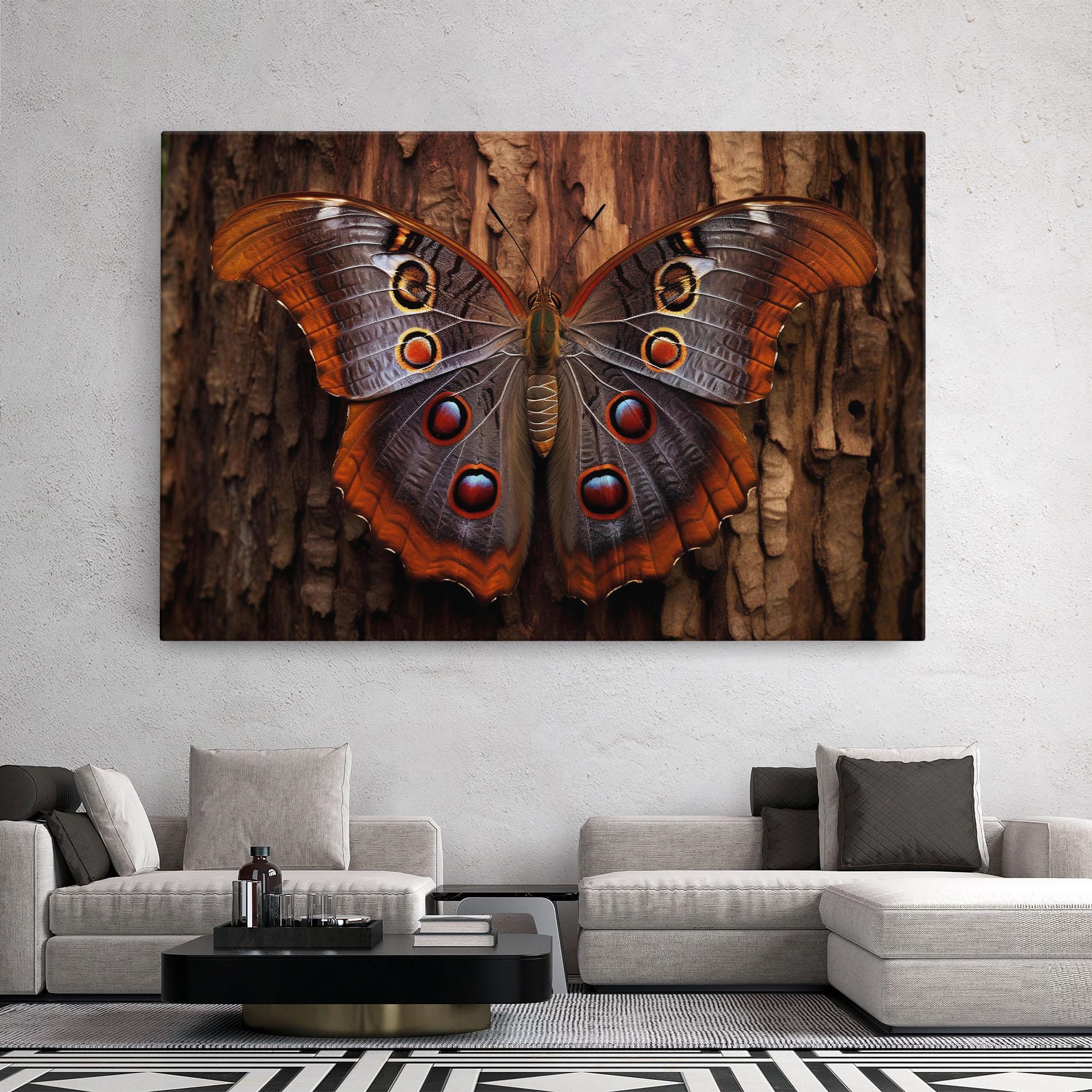 Tablou Canvas Brown Eyes Butterfly mockup 2
