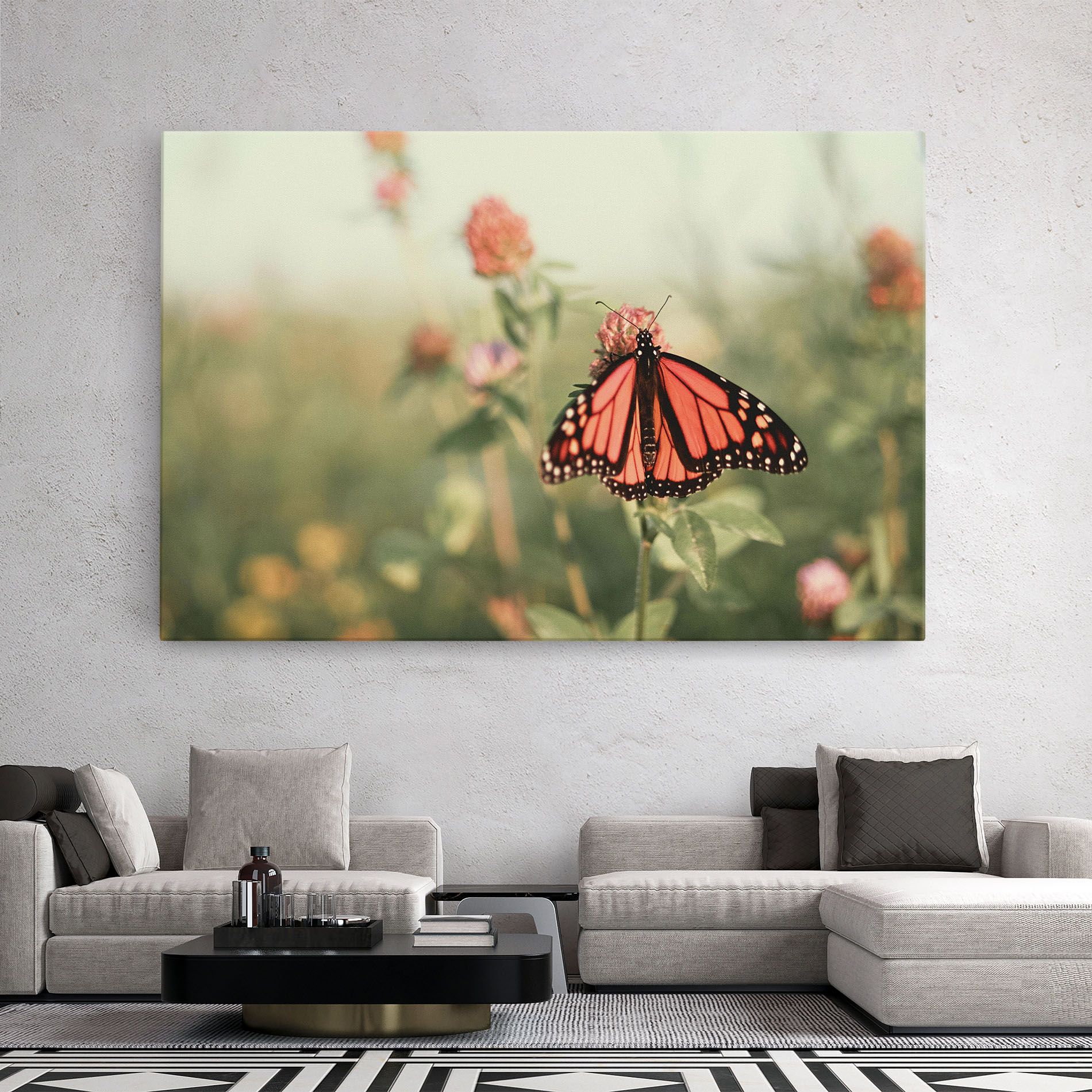 Light Red Butterfly mockup 2