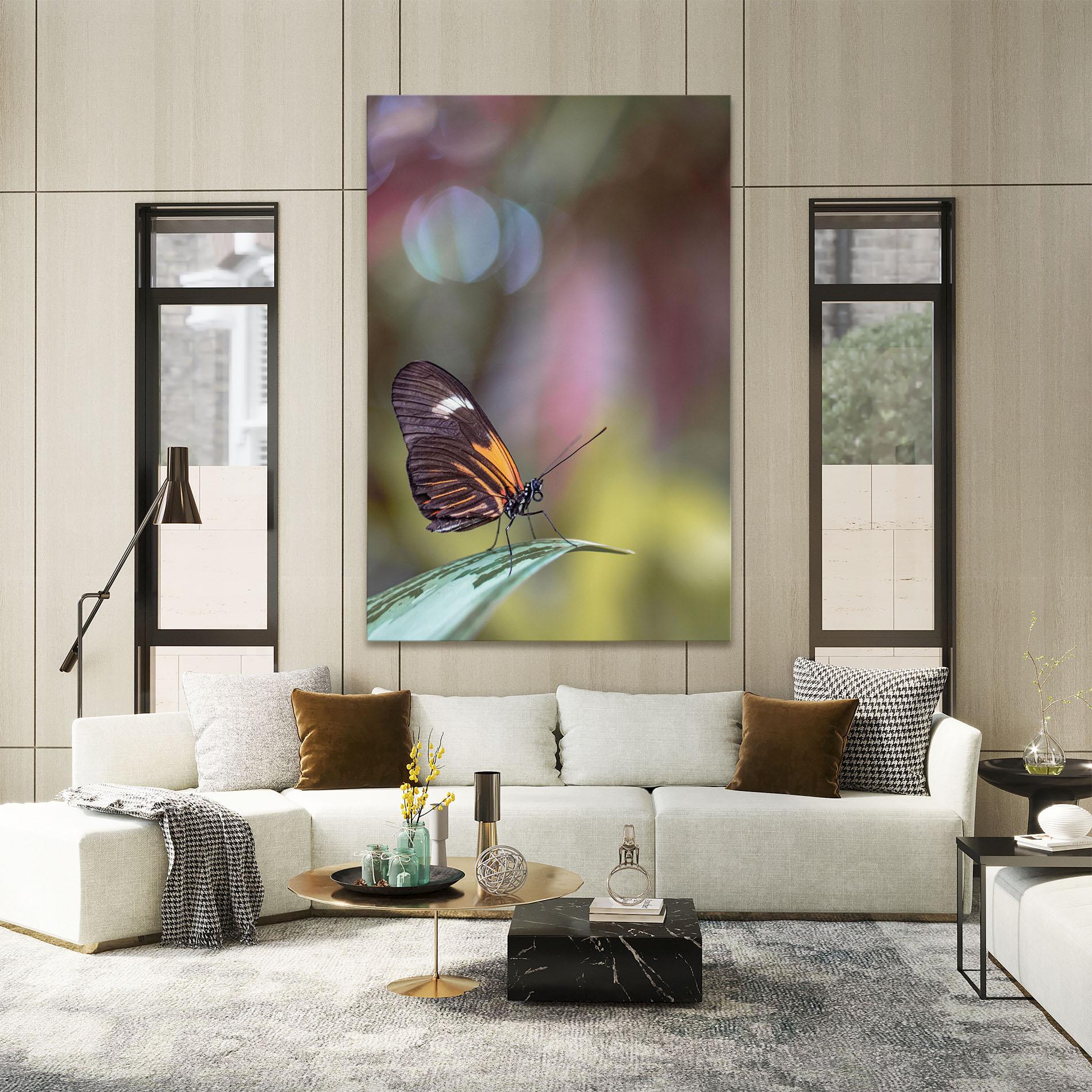 Tablou Canvas Dark Purple Butterfly mockup 2