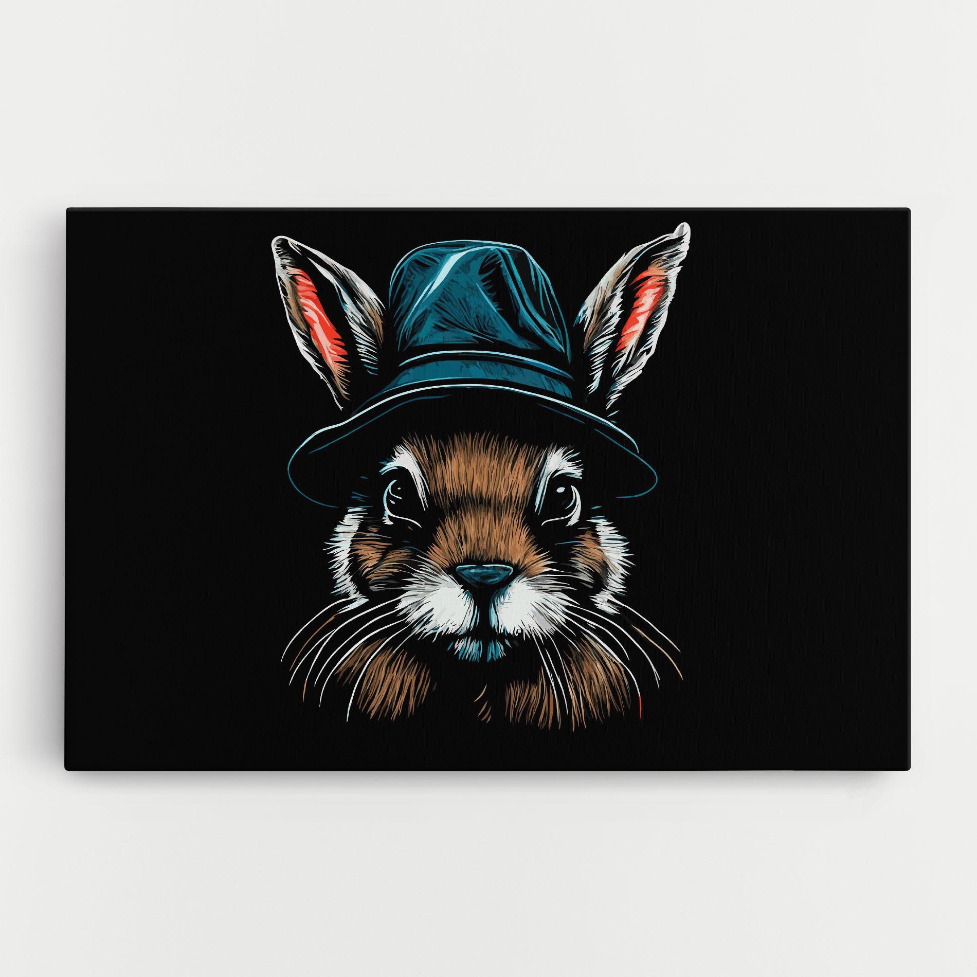 Tablou Canvas Hat Bunny mockup 0