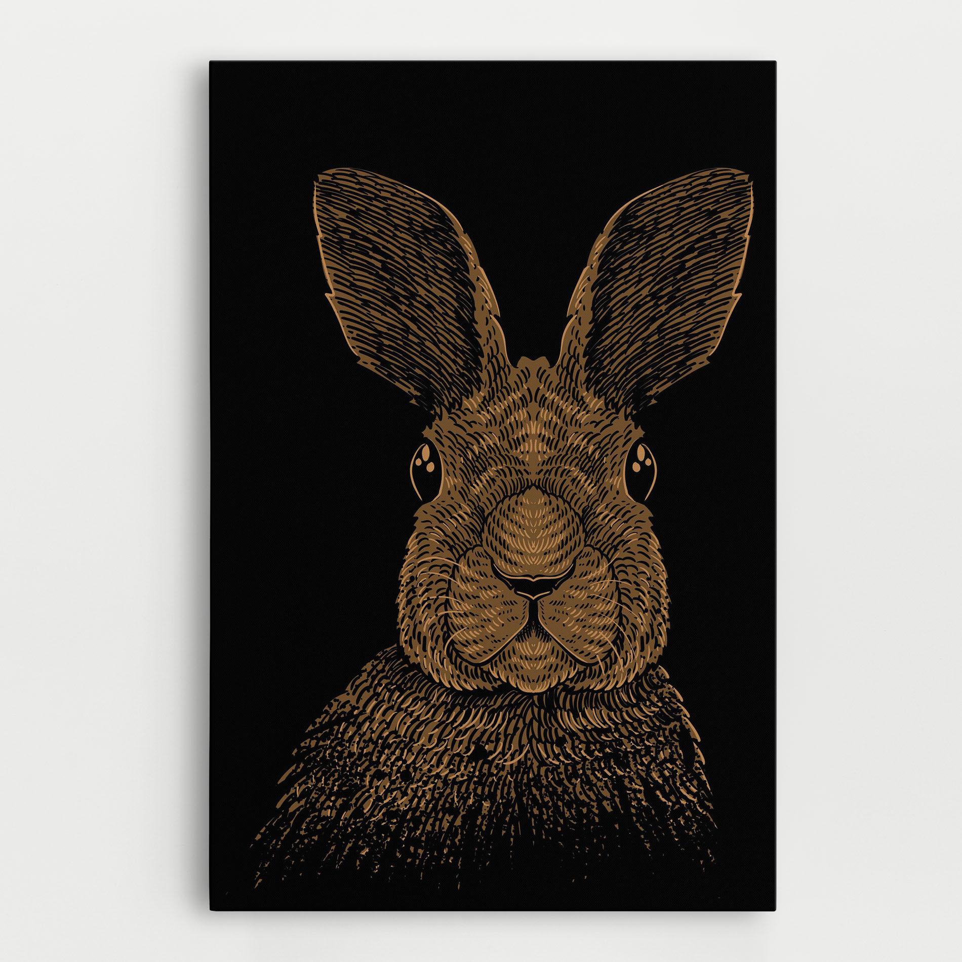 Tablou Canvas Brown Bunny mockup 0