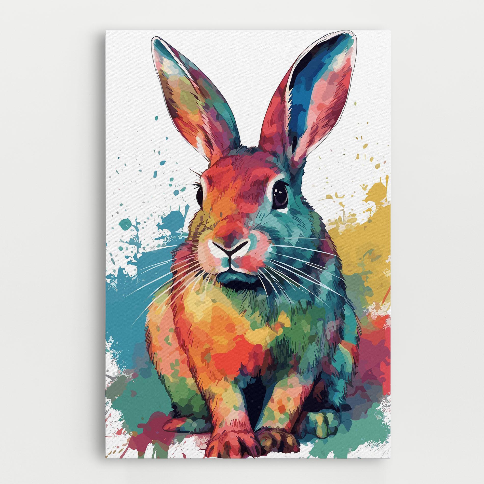 Tablou Canvas Brush Rabbit mockup 0