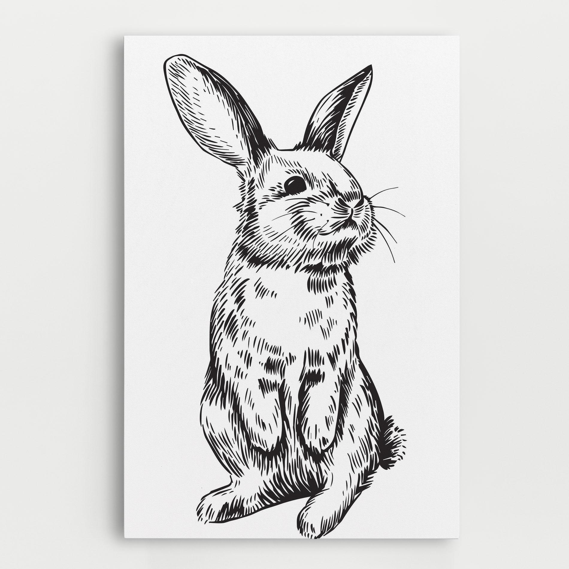 Tablou Canvas Cute Bunny mockup 0