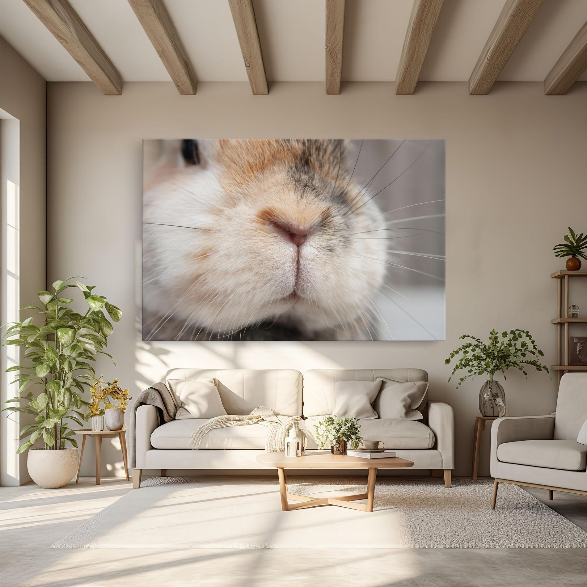 Tablou Canvas Close Up Bunny mockup 6