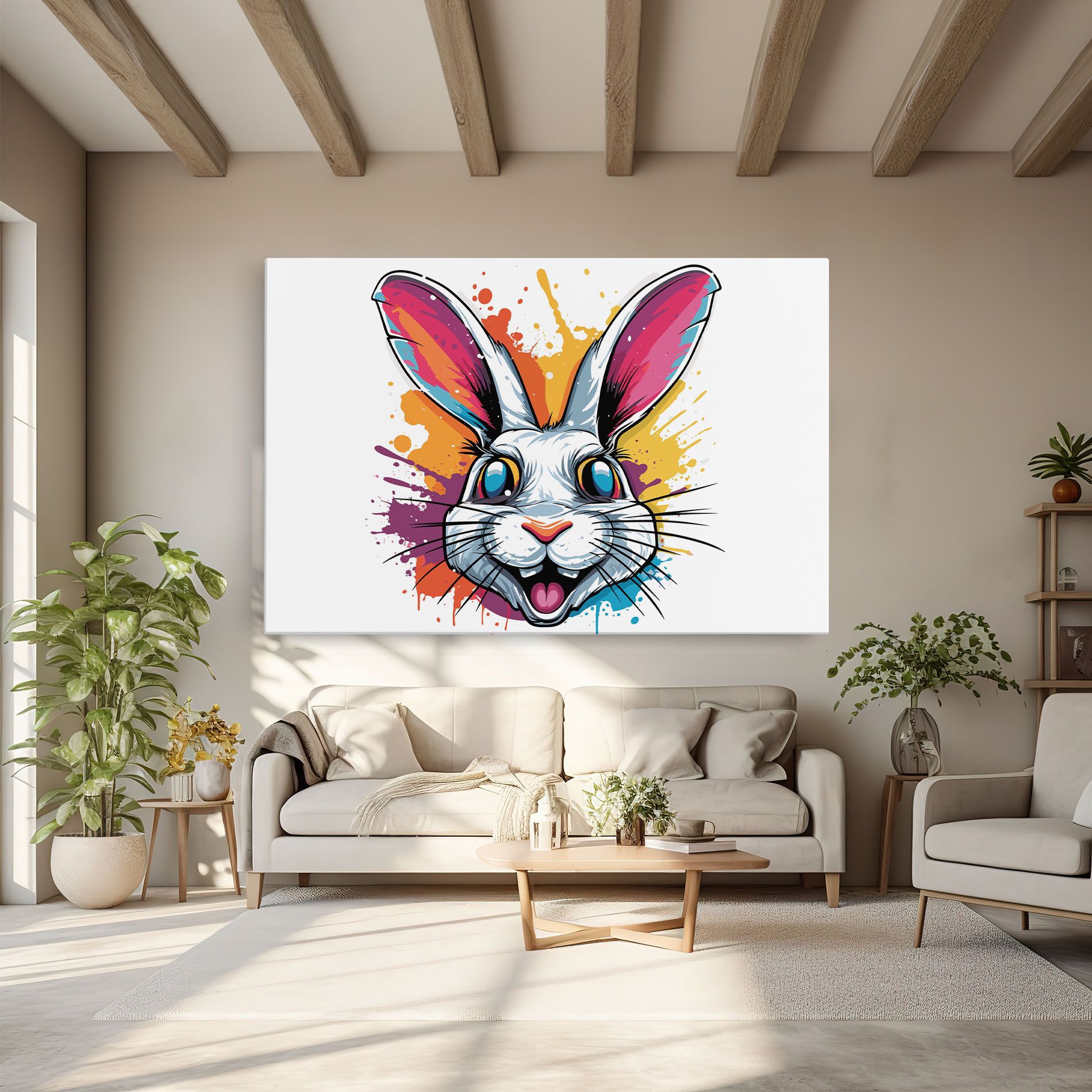 Crazy Bunny mockup 6
