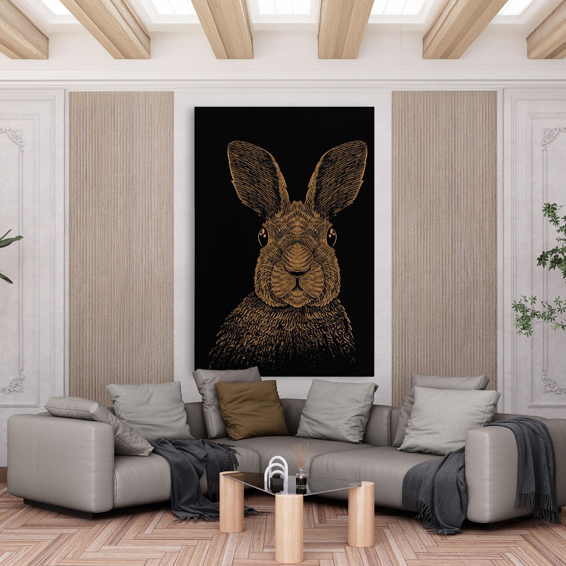 Tablou Canvas Brown Bunny mockup 6