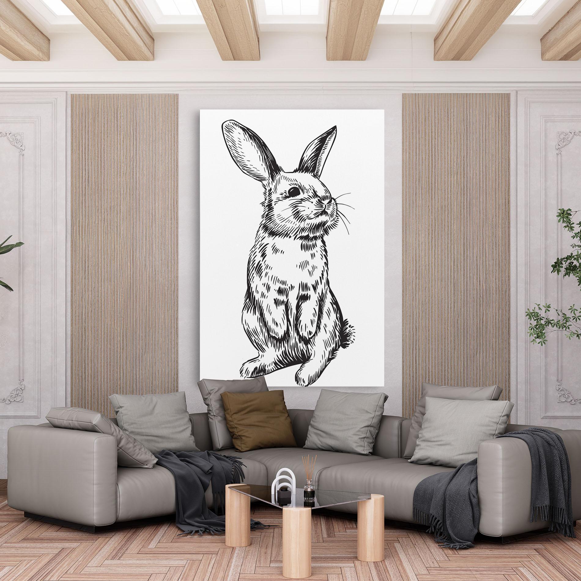Tablou Canvas Cute Bunny mockup 6