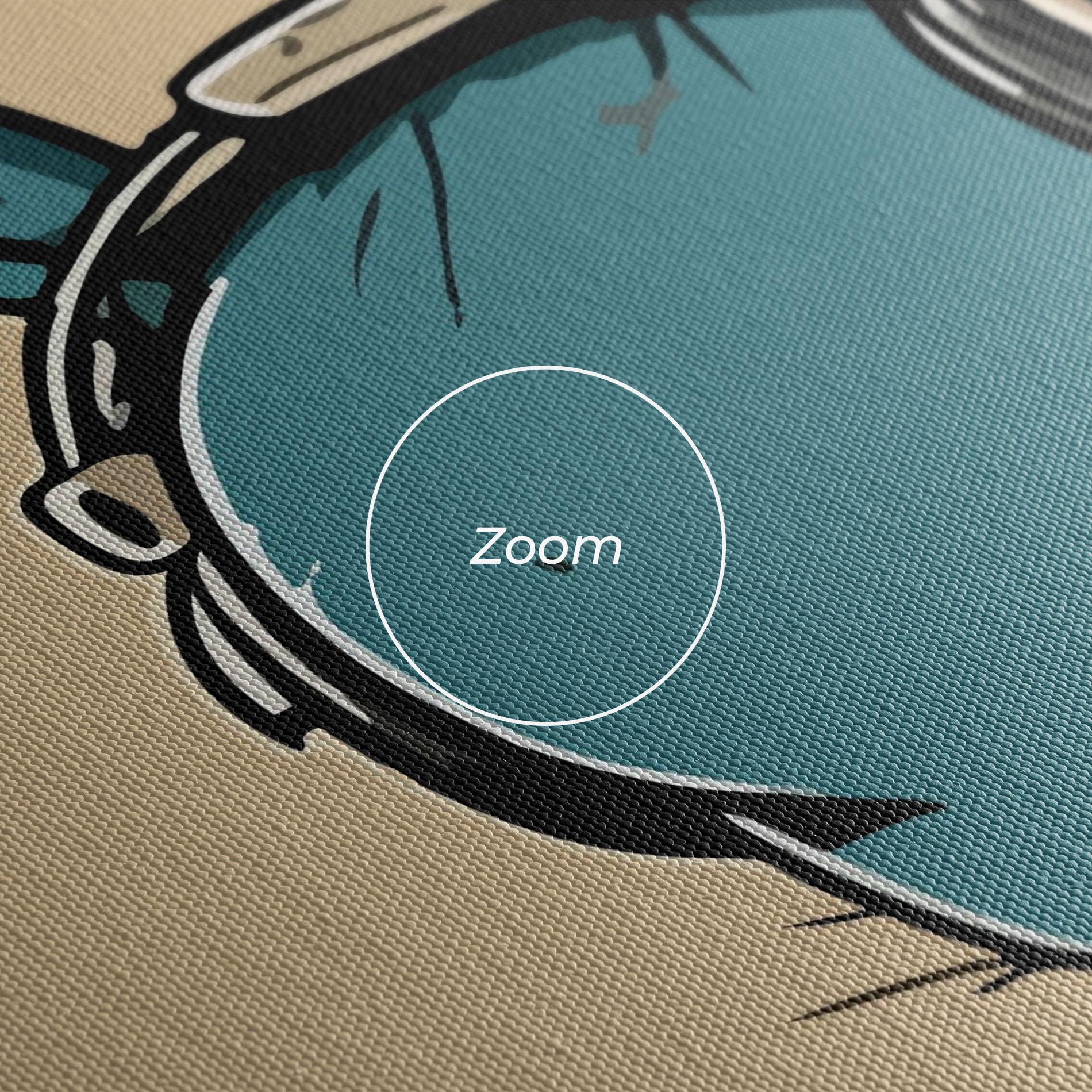 Tablou Canvas Blue Baby Bunny mockup 3