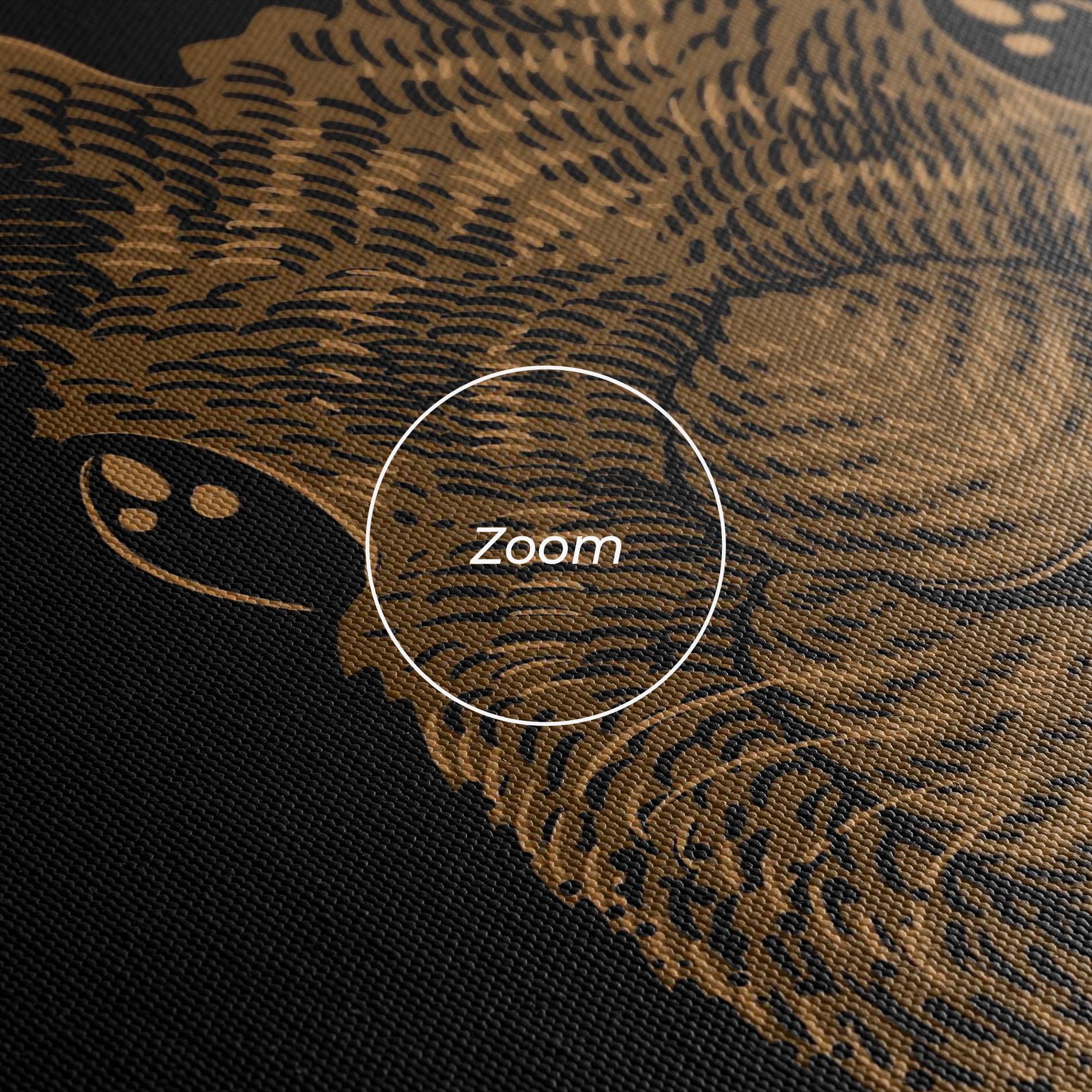 Tablou Canvas Brown Bunny mockup 3