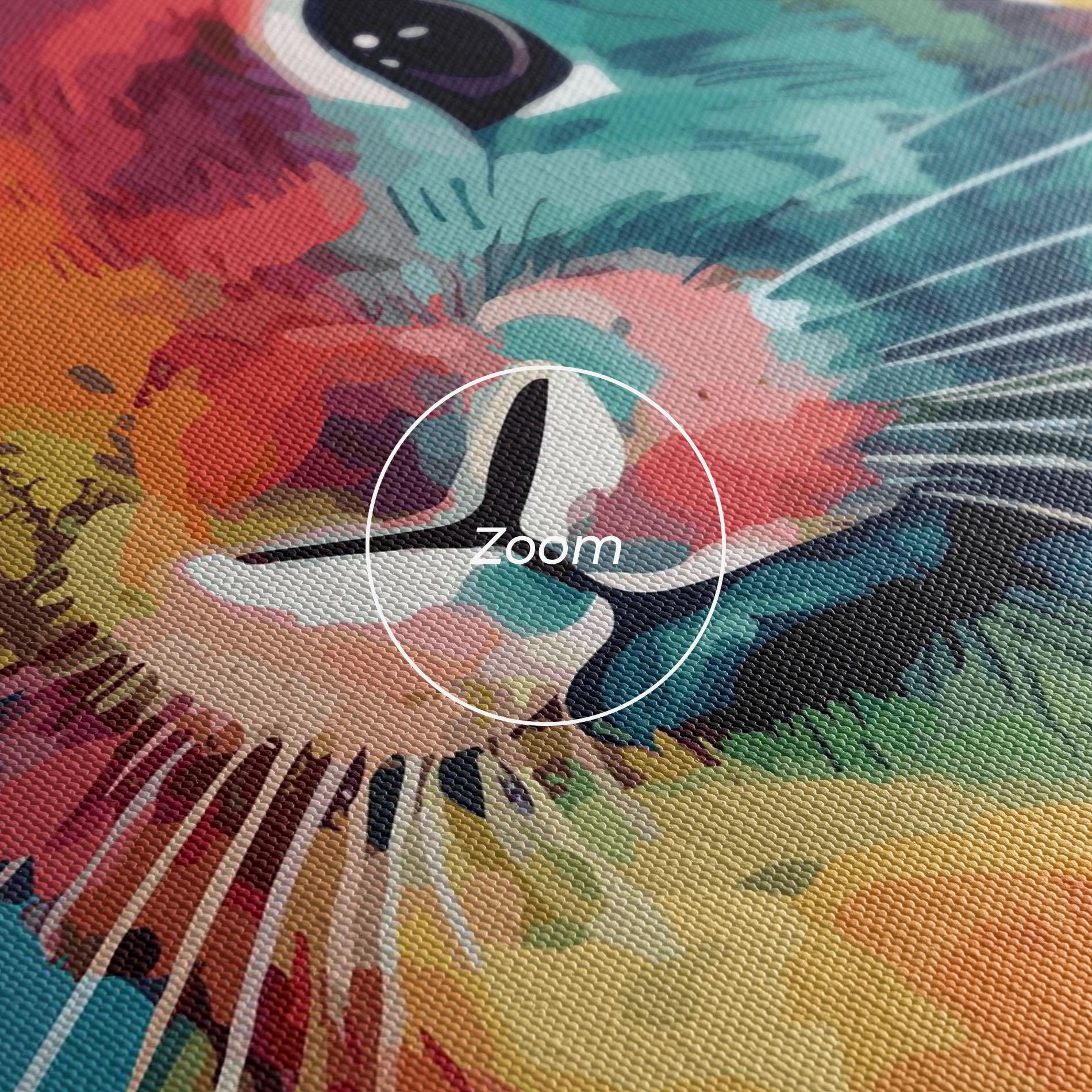 Tablou Canvas Brush Rabbit mockup 3