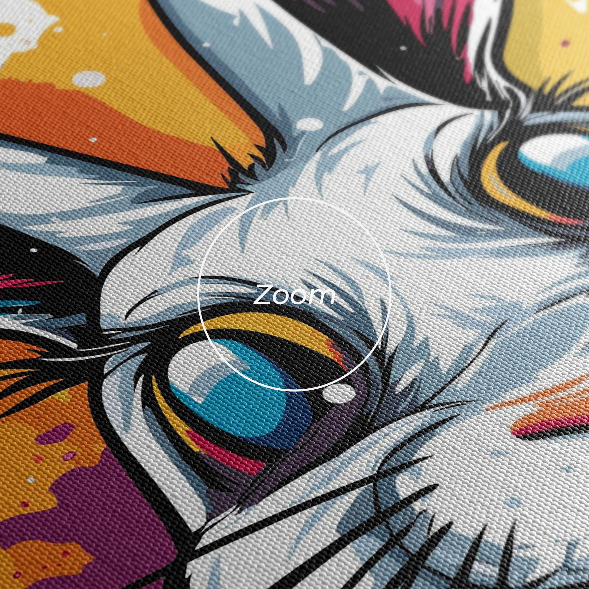 Tablou Canvas Crazy Bunny mockup 3