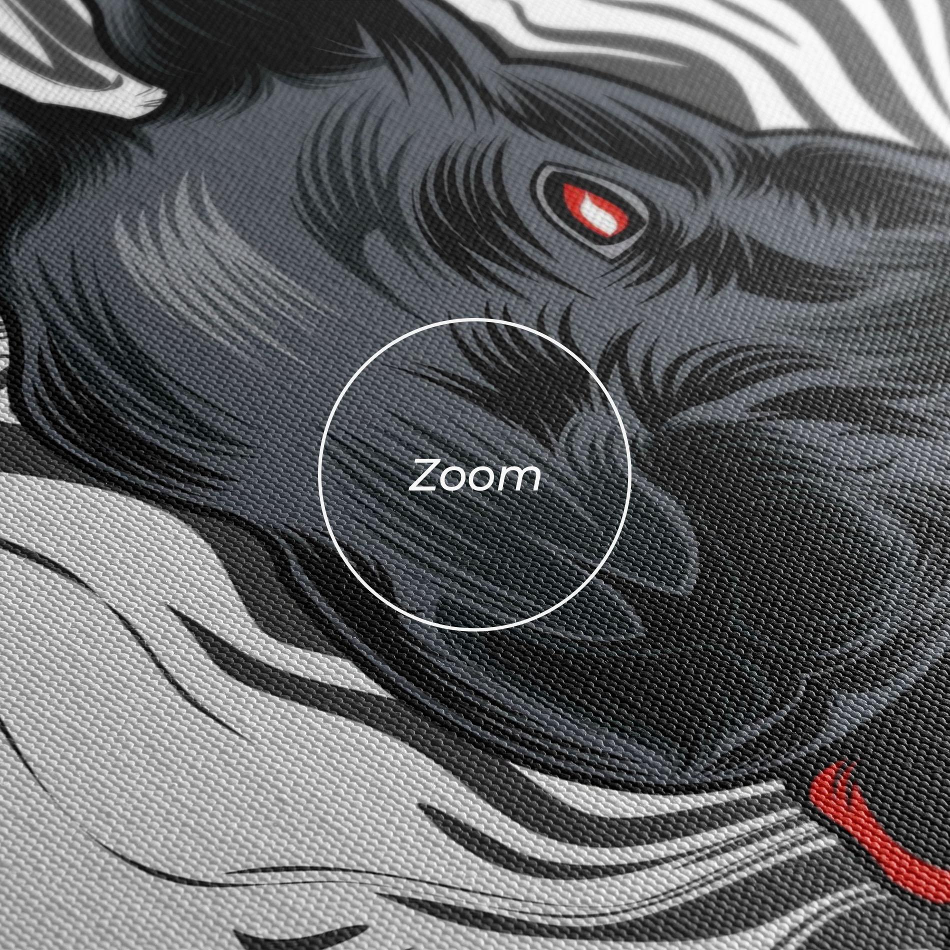 Tablou Canvas Cyborg Red Bunny mockup 3