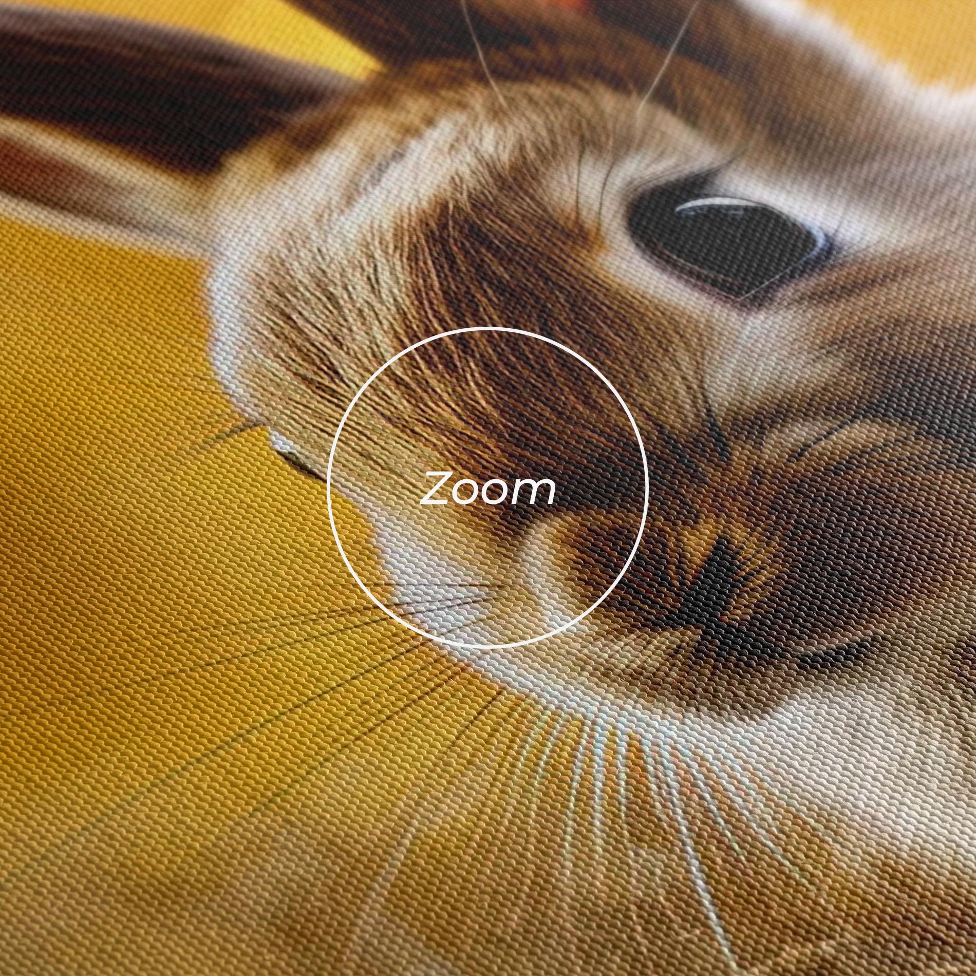 Tablou Canvas Gold Lights Bunny mockup 3