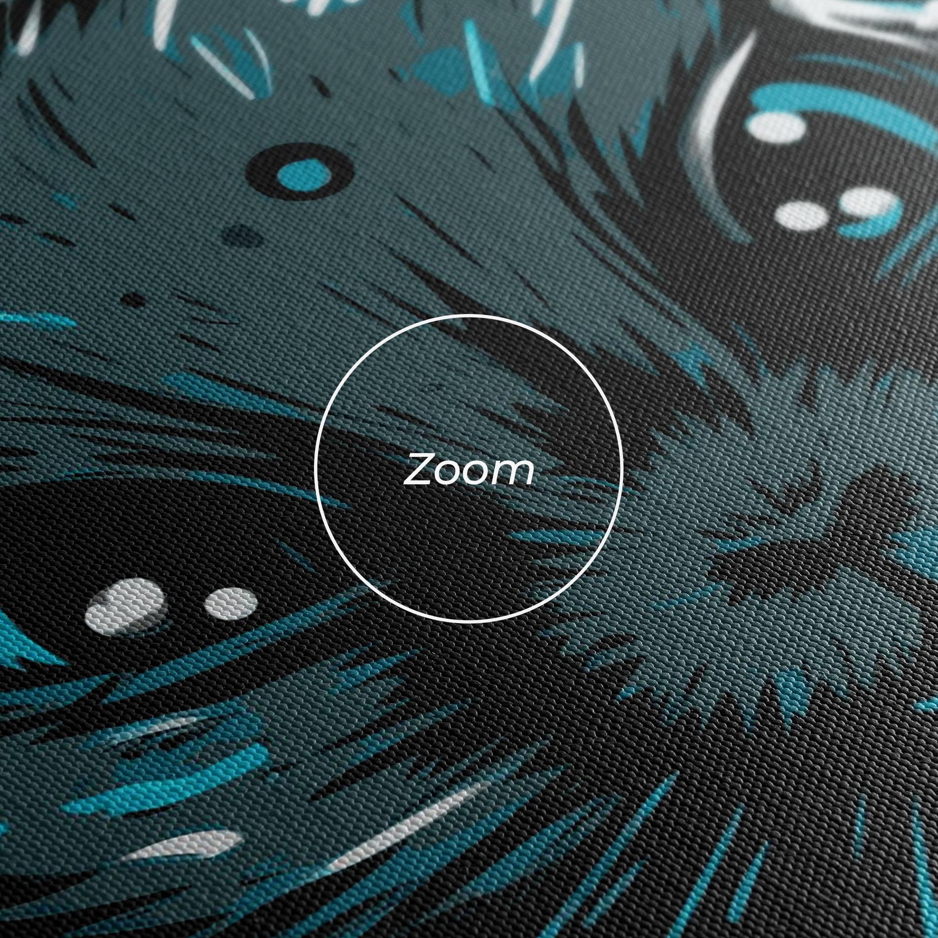 Tablou Canvas Grey Blue Bunny mockup 3