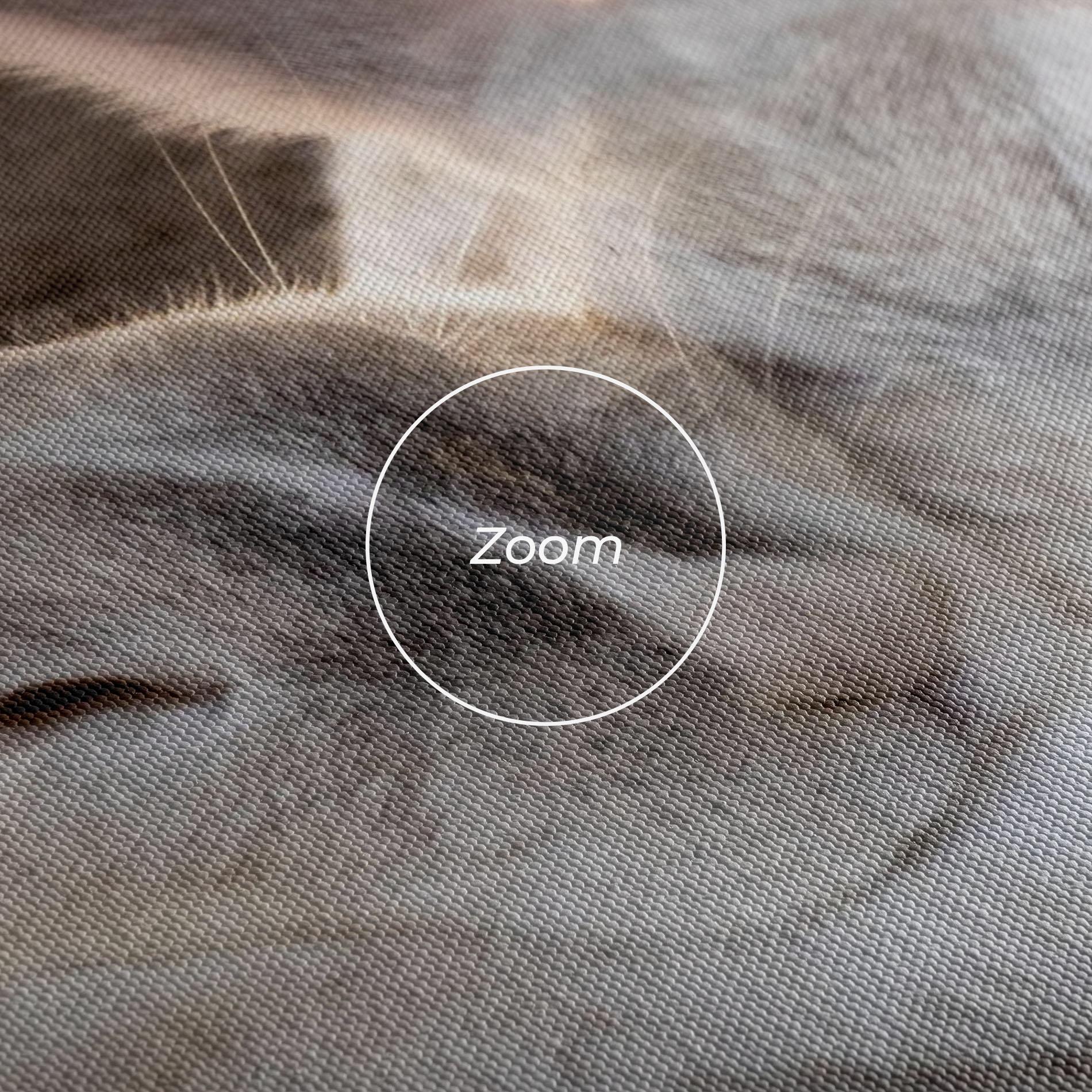 Tablou Canvas Light Grey Bunny Sleeping mockup 3