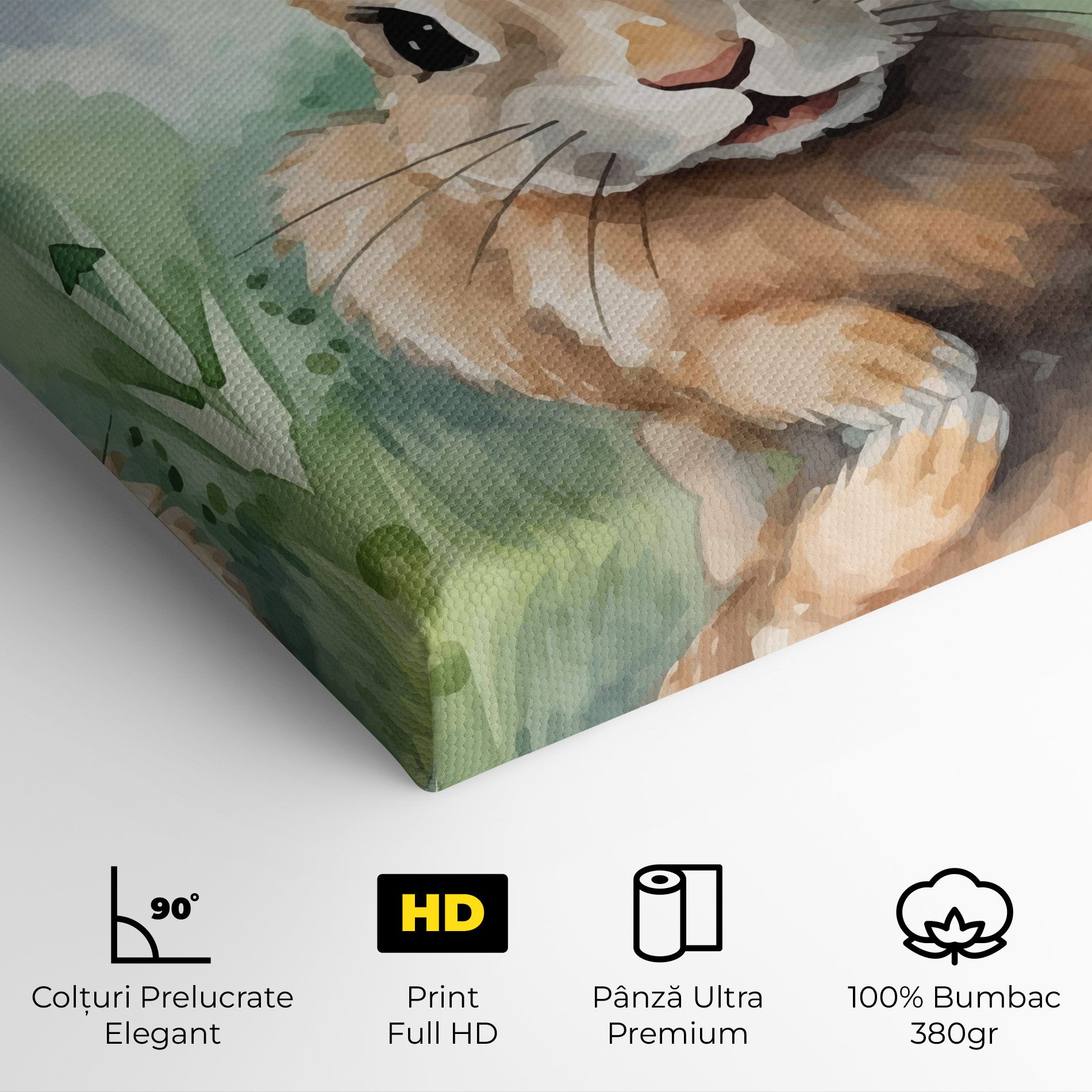 Brown Cream Bunny mockup 4