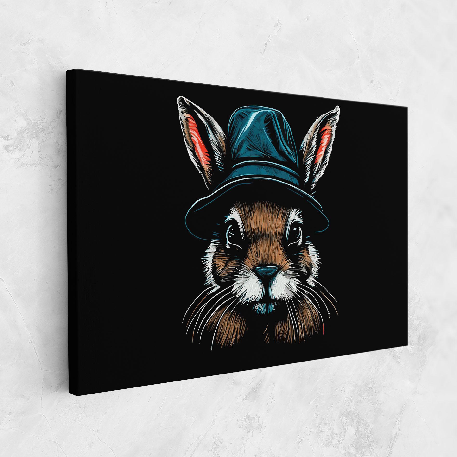 Tablou Canvas Hat Bunny mockup 1