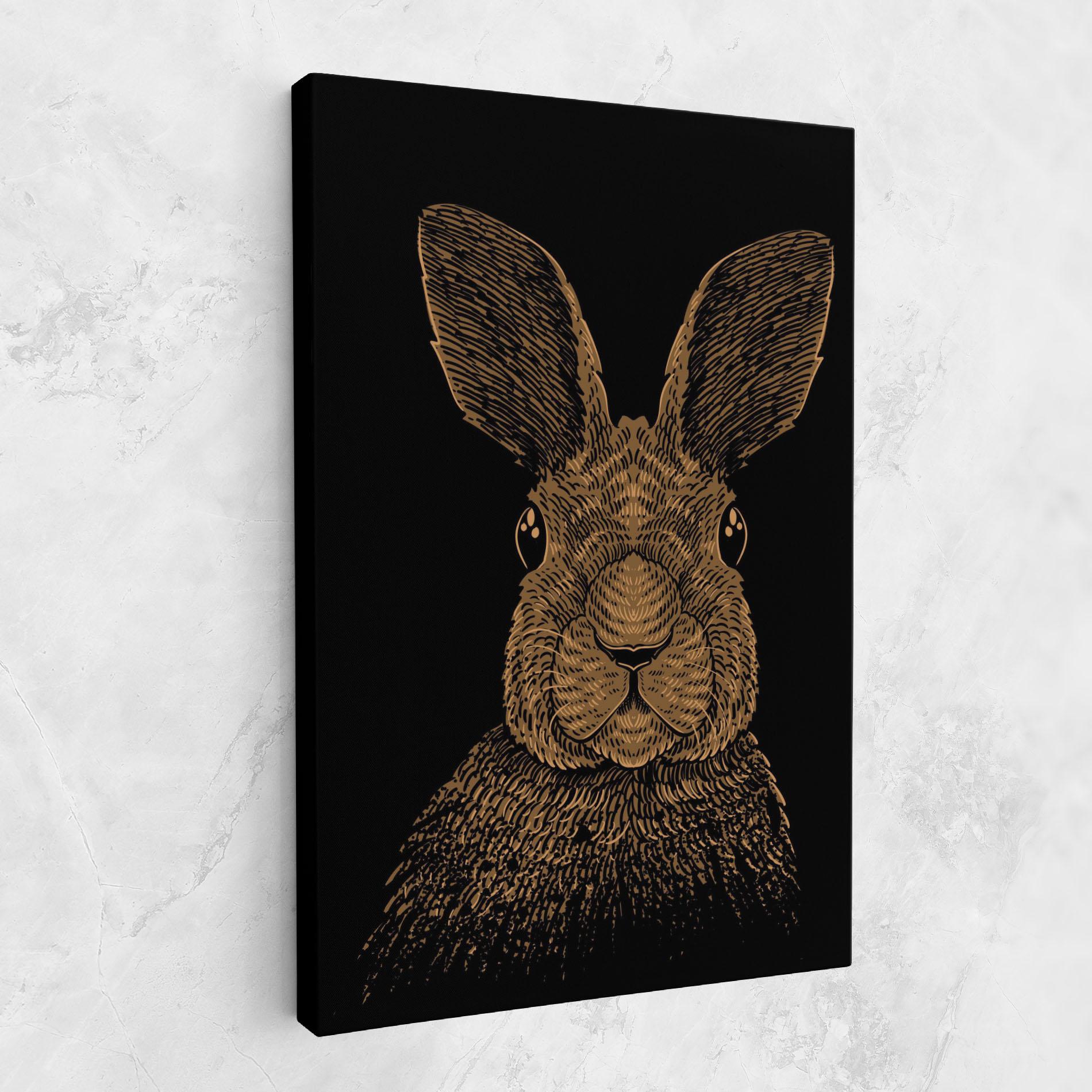Tablou Canvas Brown Bunny mockup 1