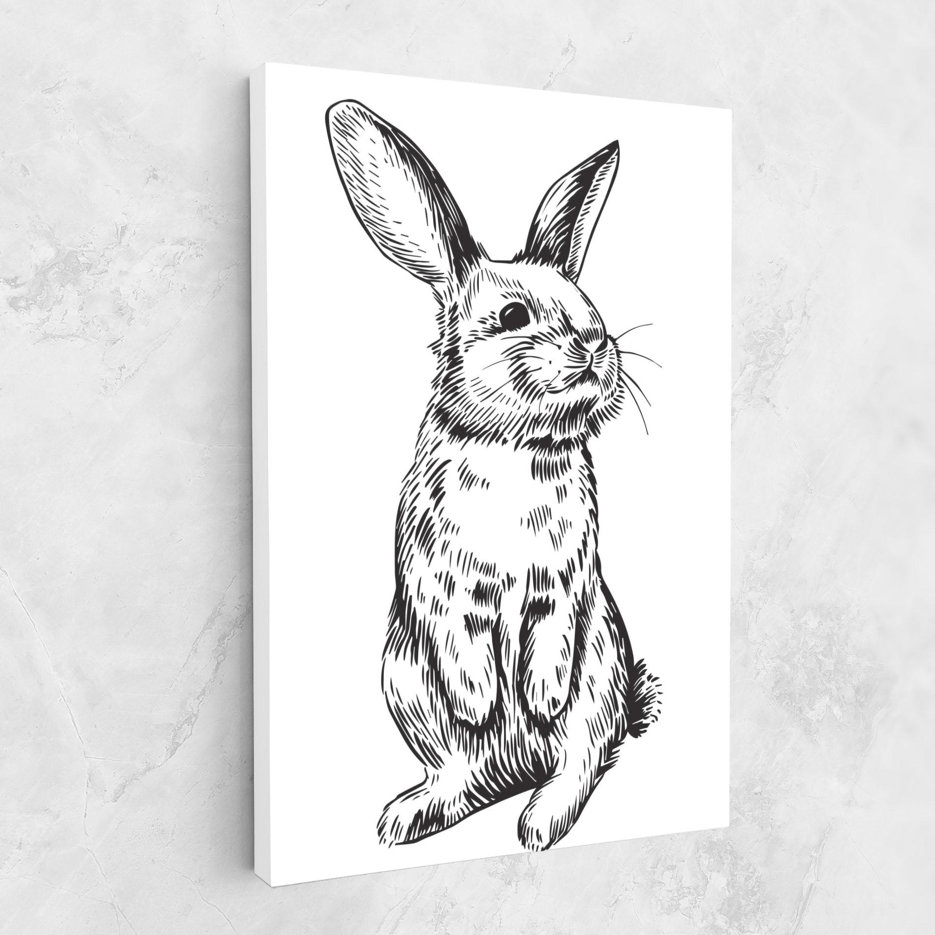 Tablou Canvas Cute Bunny mockup 1