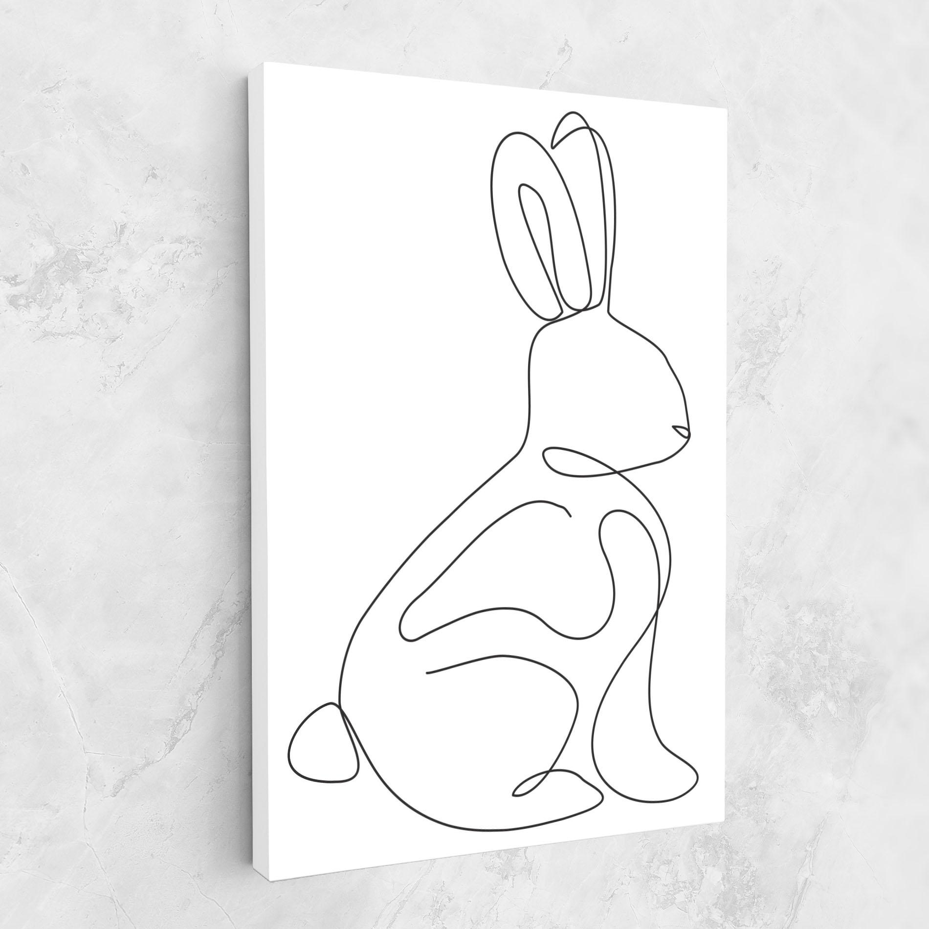 Tablou Canvas Cute Rabbit mockup 1
