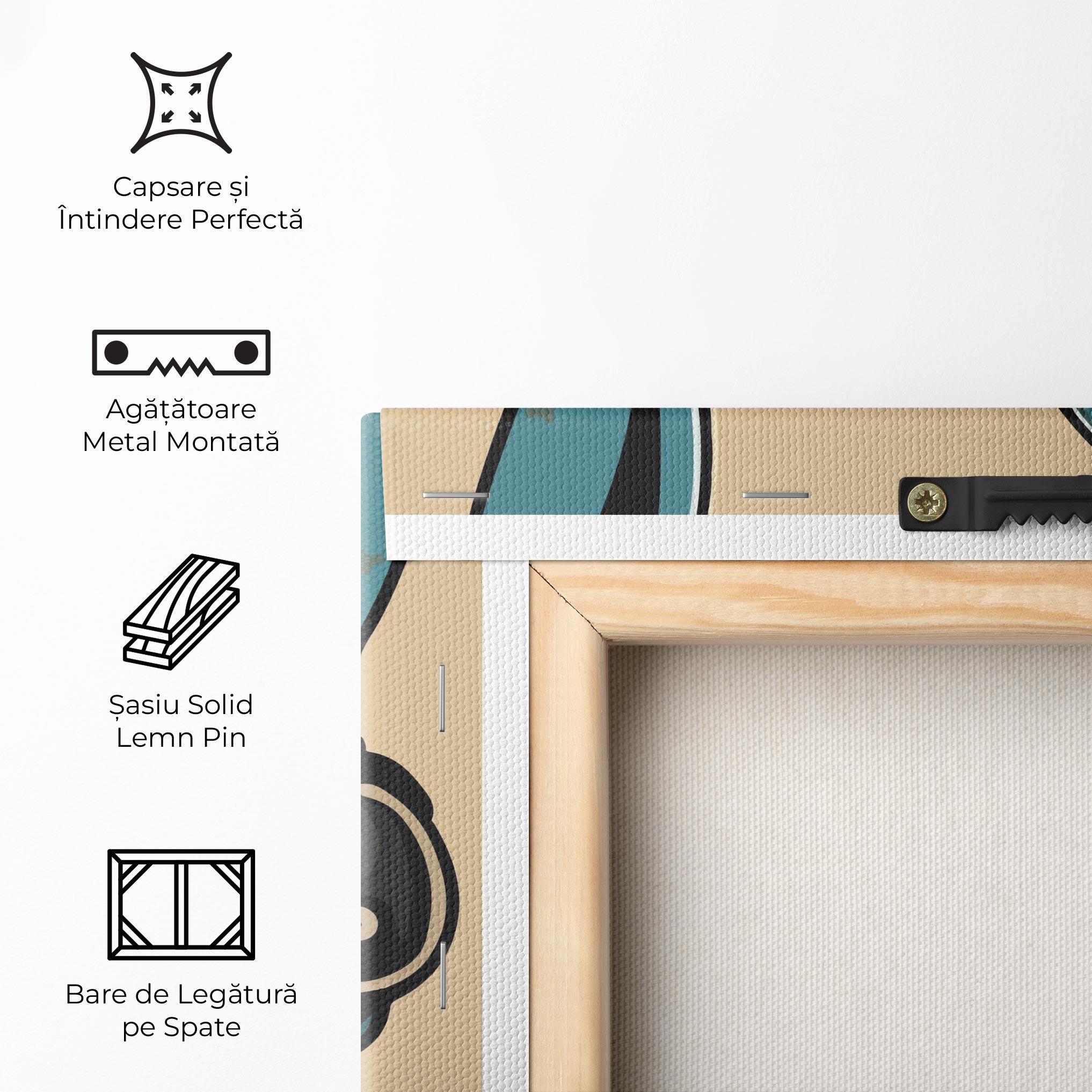 Tablou Canvas Blue Baby Bunny mockup 5