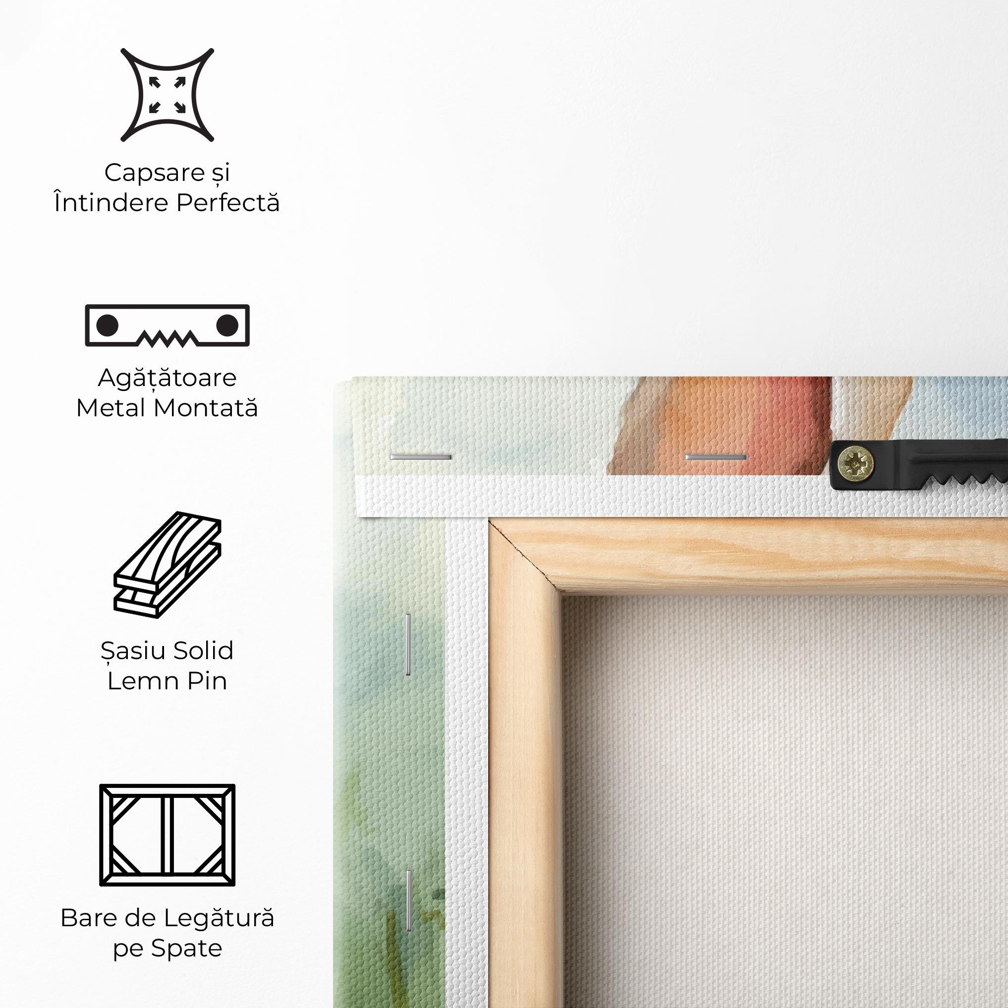 Tablou Canvas Brown Cream Bunny mockup 5