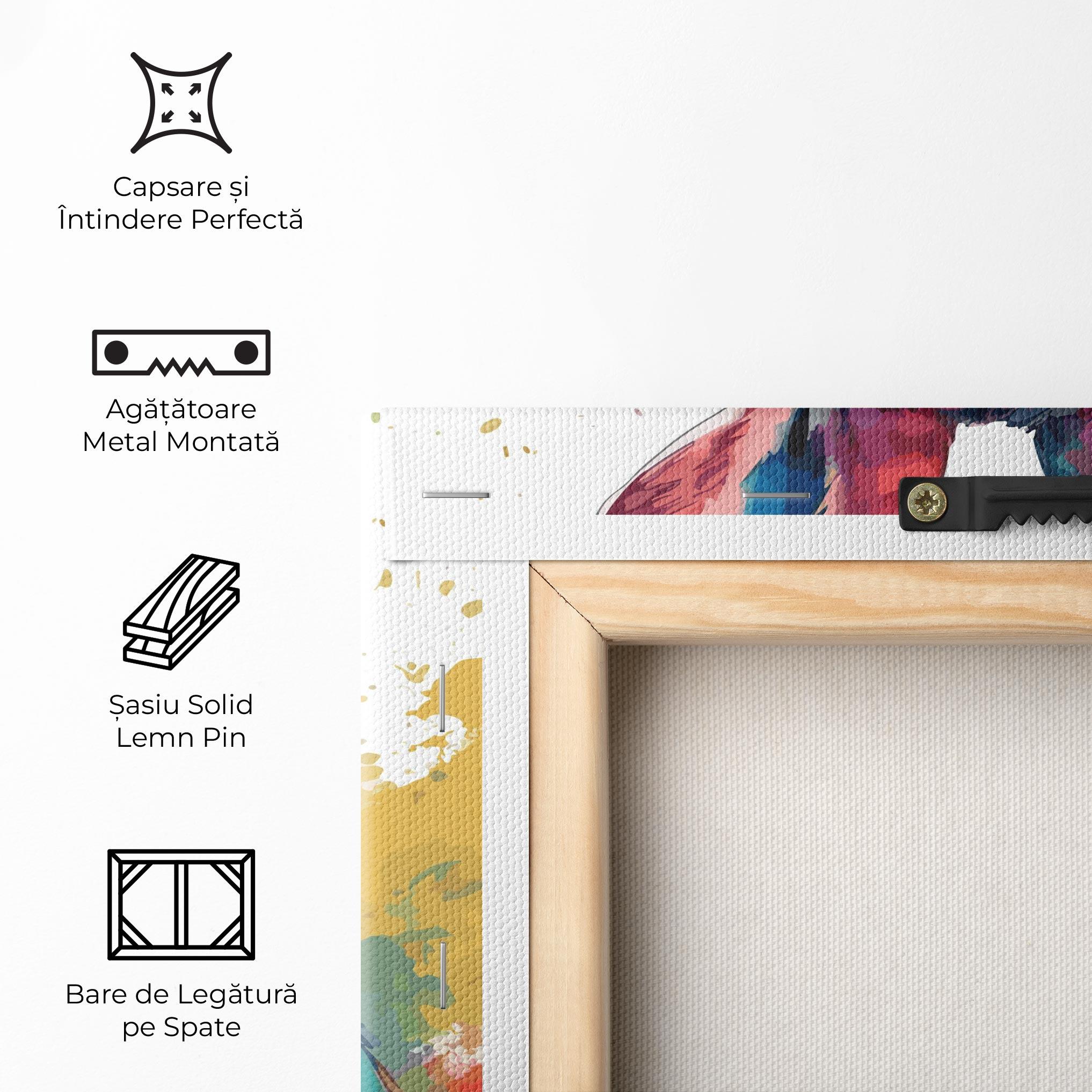 Tablou Canvas Brush Rabbit mockup 5