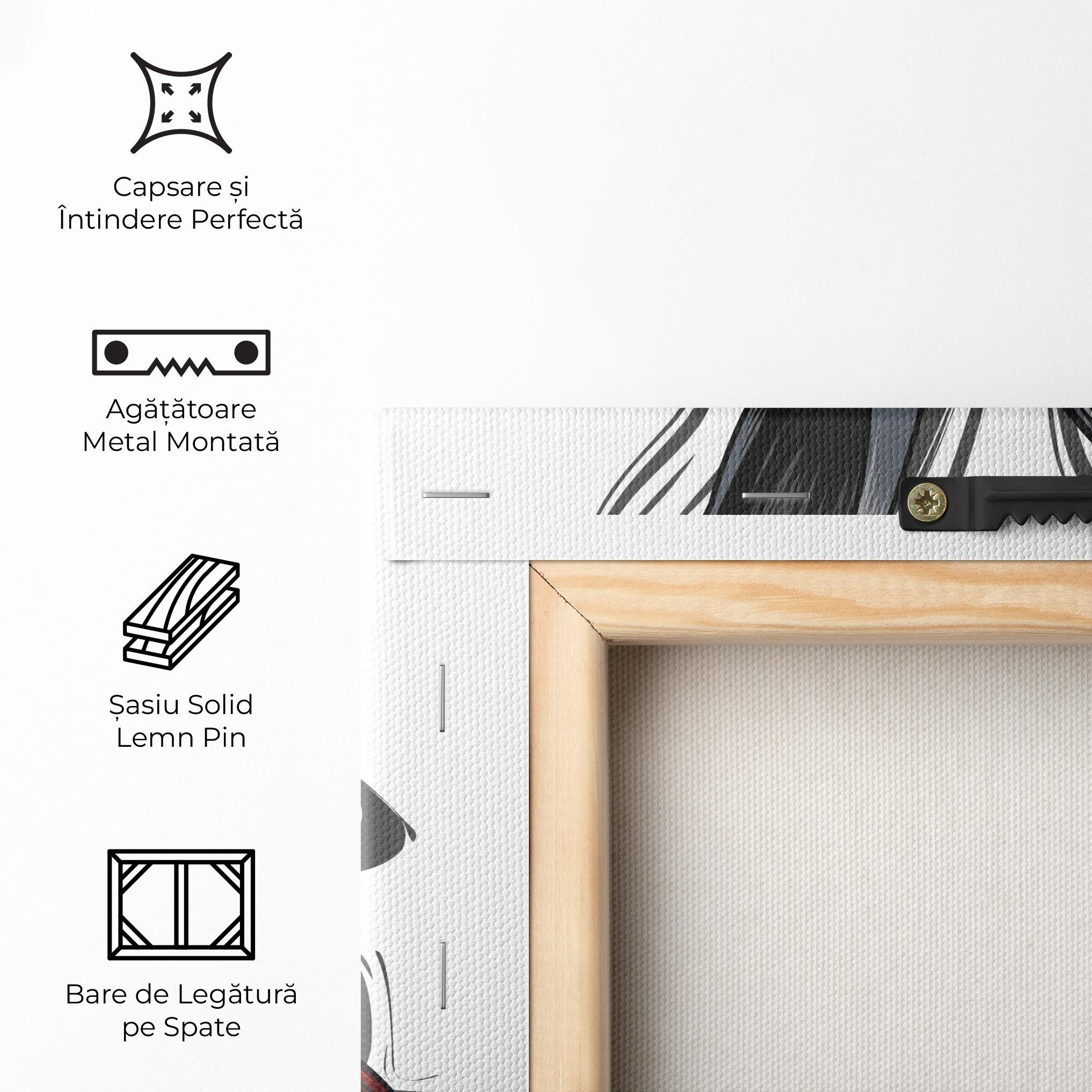 Tablou Canvas Cyborg Red Bunny mockup 5