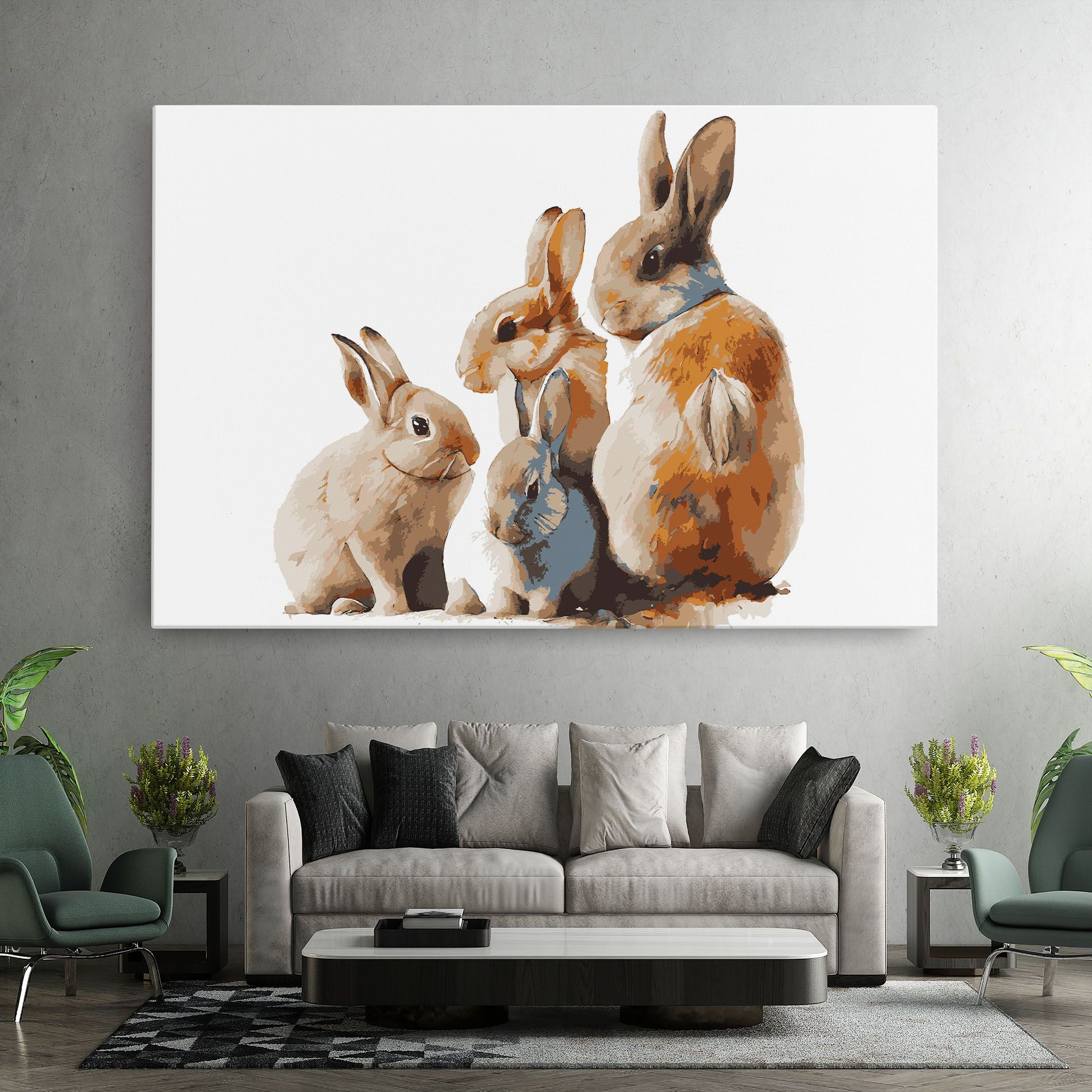 Bunny Family mockup 7