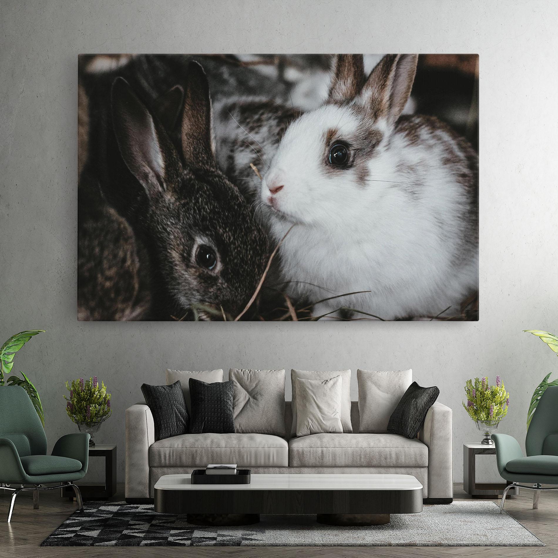 Tablou Canvas Cute Small Rabbit mockup 7