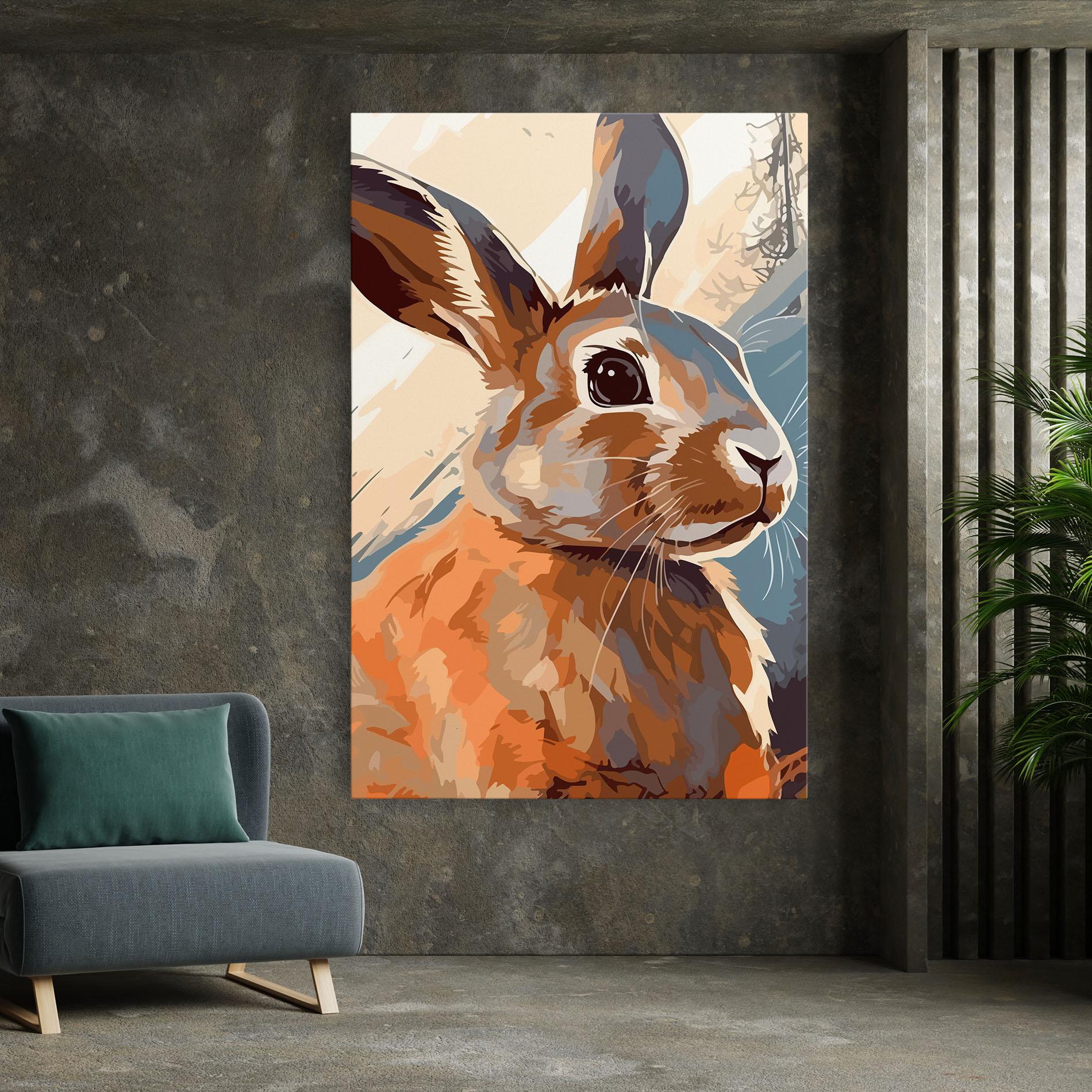Tablou Canvas Anime Rabbit mockup 7