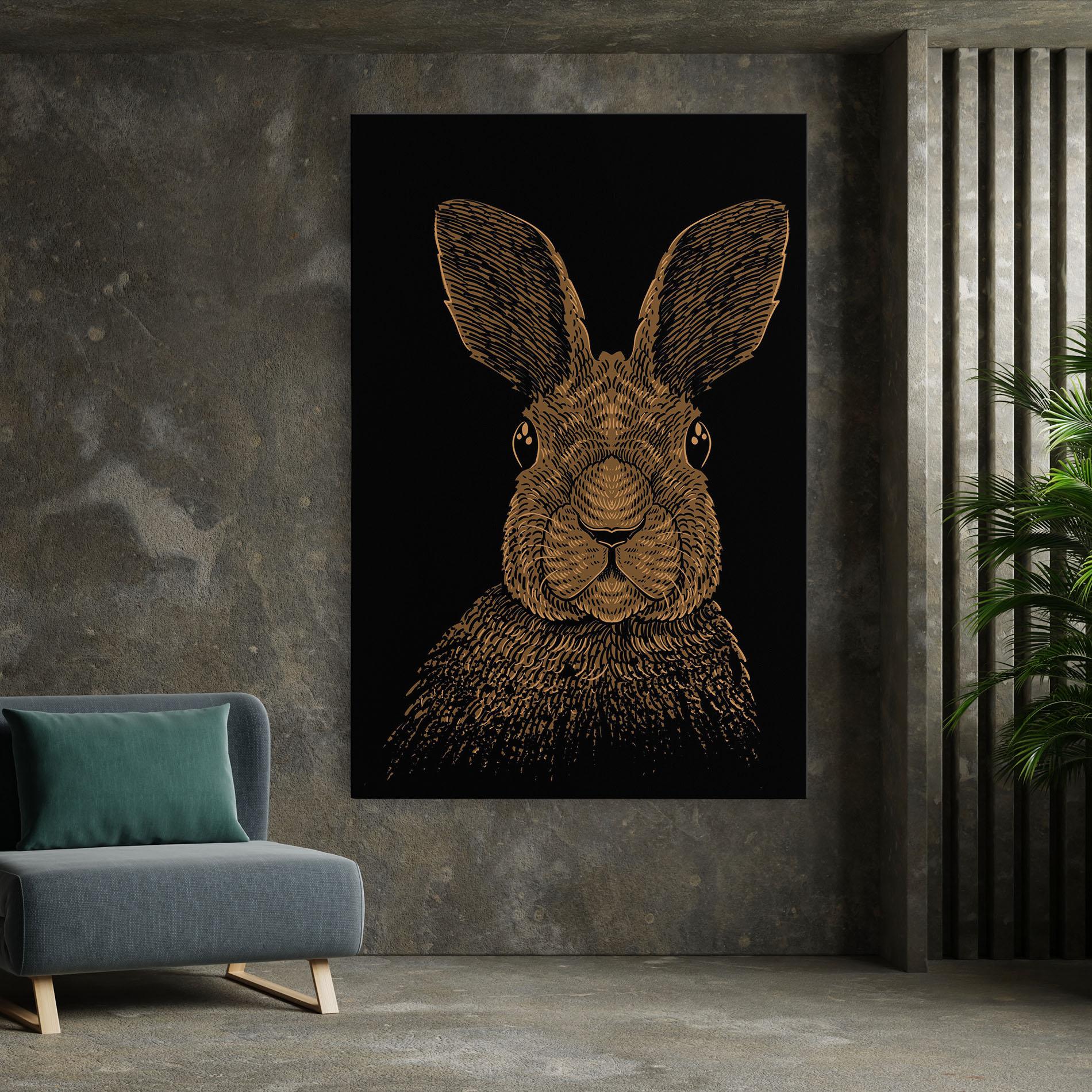Tablou Canvas Brown Bunny mockup 7