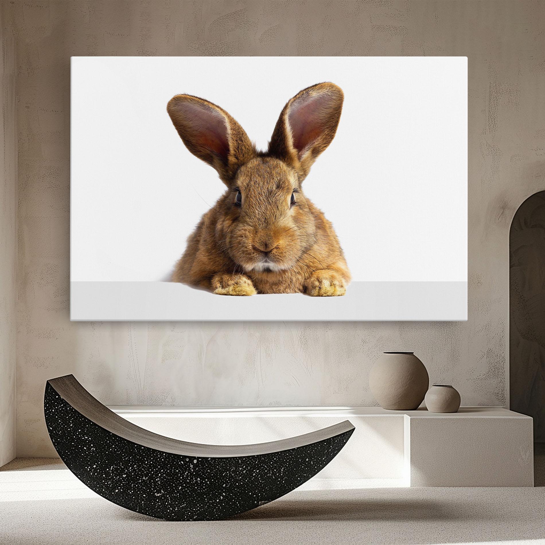 Tablou Canvas Brown Cute Bunny mockup 8