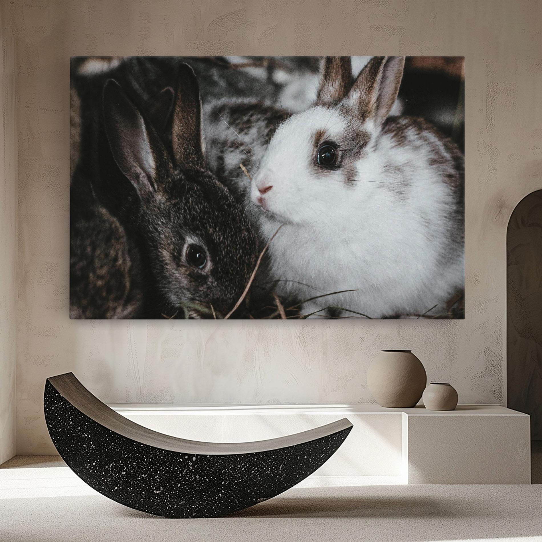 Tablou Canvas Cute Small Rabbit mockup 8