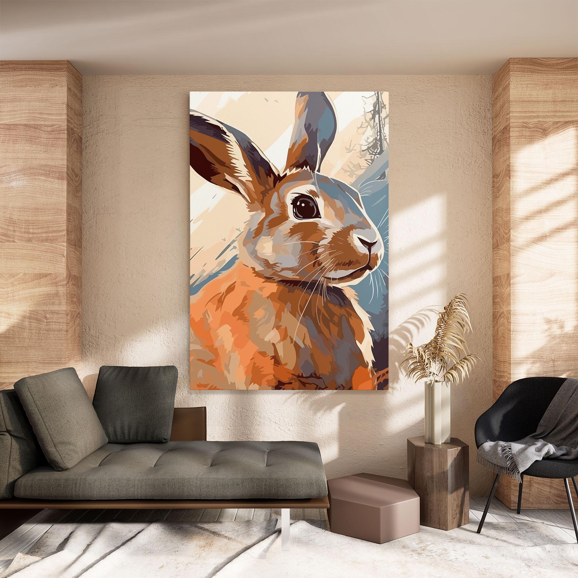 Tablou Canvas Anime Rabbit mockup 8