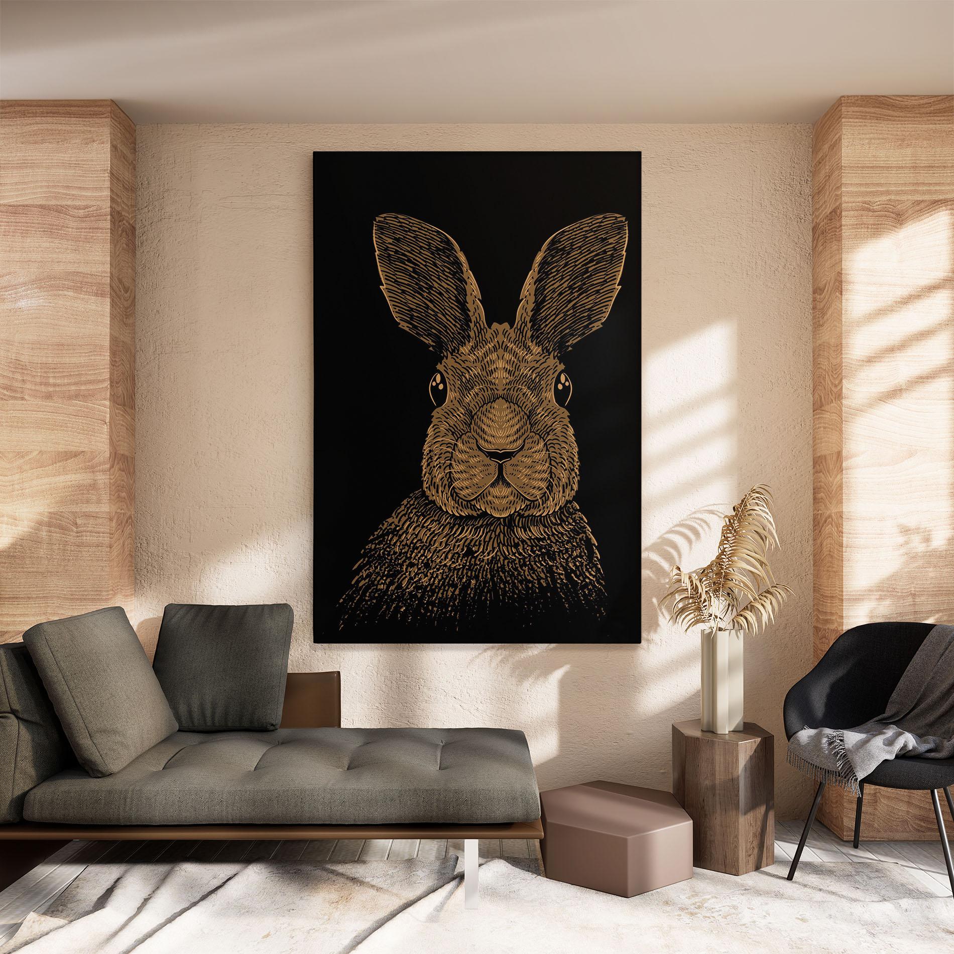 Tablou Canvas Brown Bunny mockup 8