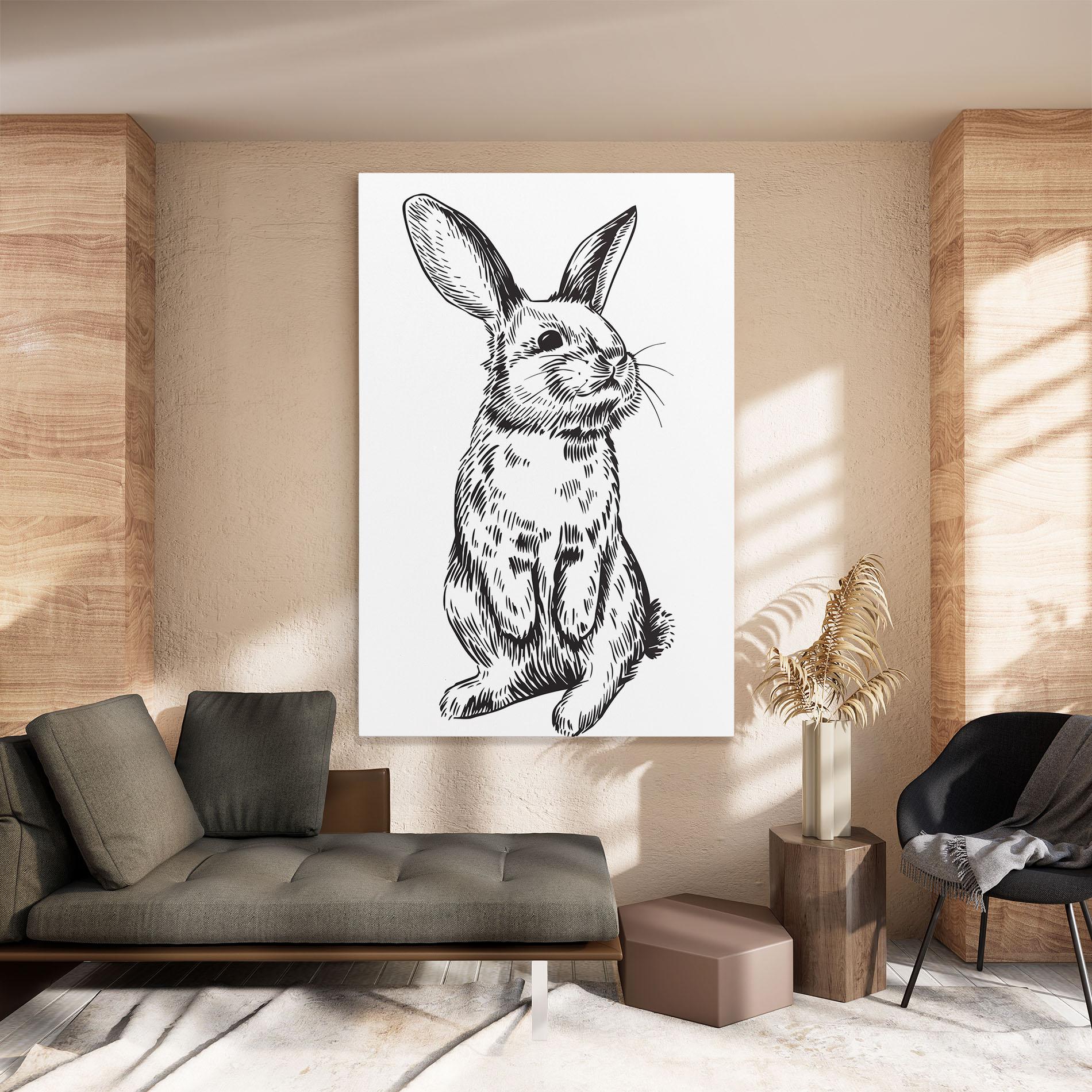 Tablou Canvas Cute Bunny mockup 8
