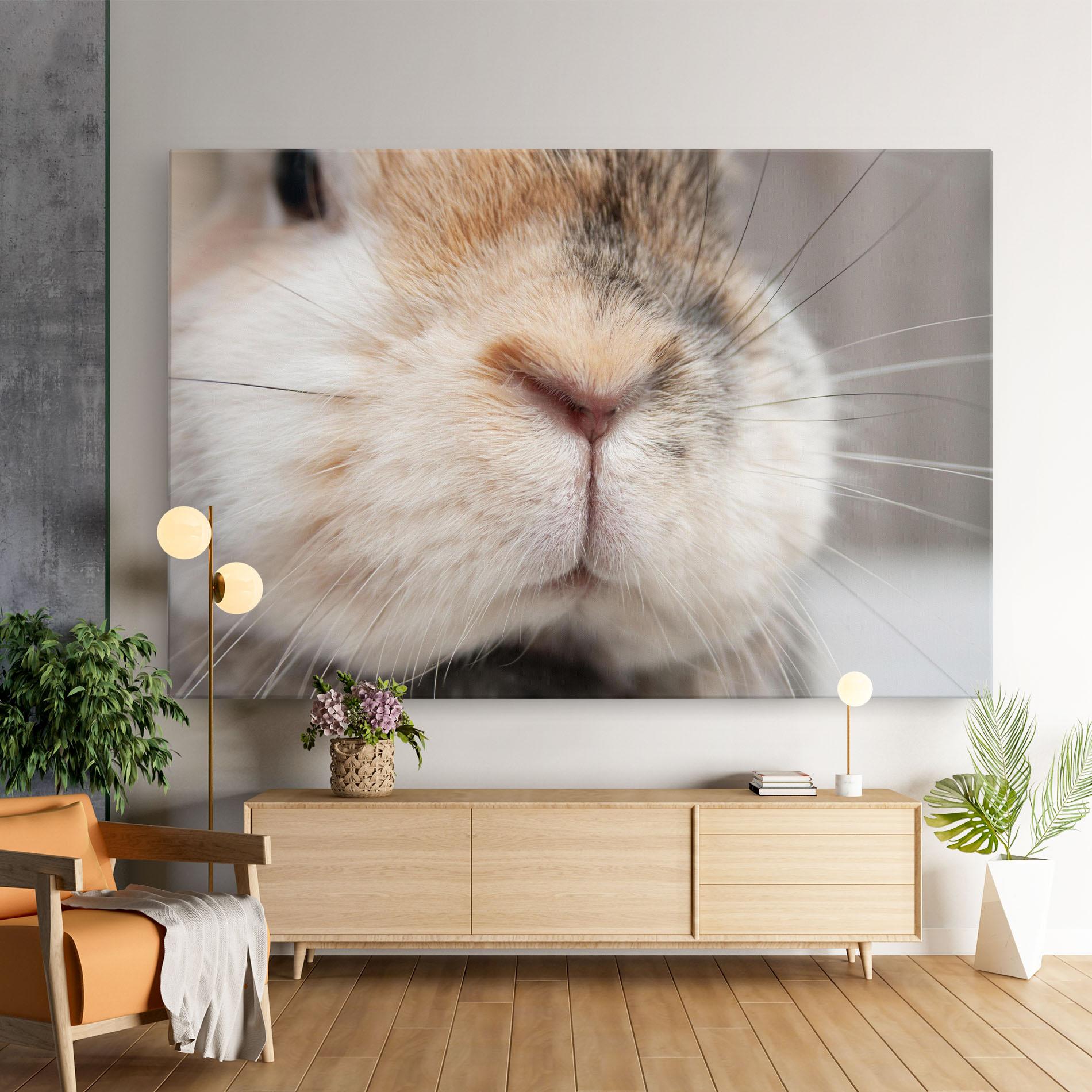 Tablou Canvas Close Up Bunny mockup 9